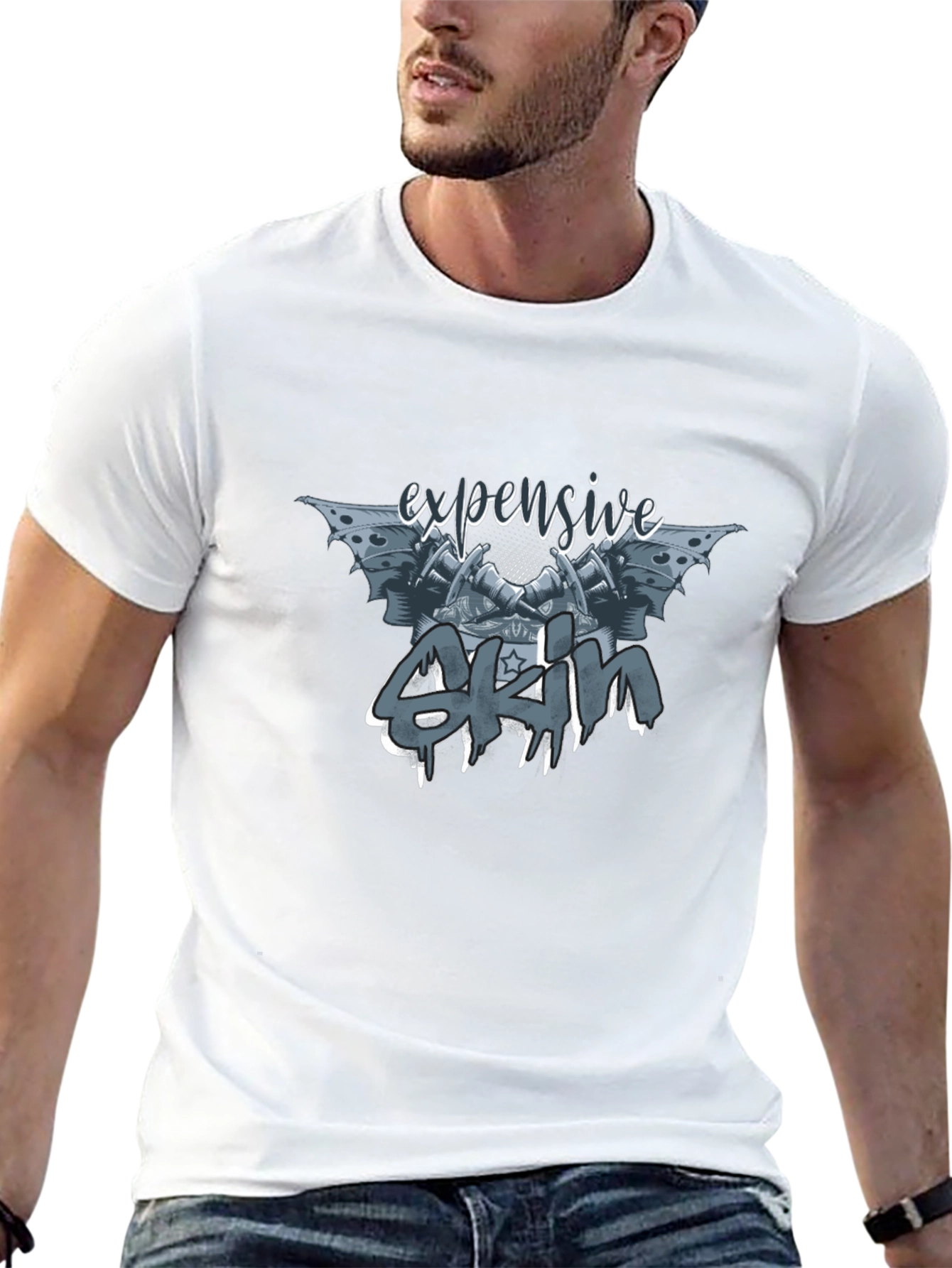 Expensive 4KM Graphic Black T-Shirt