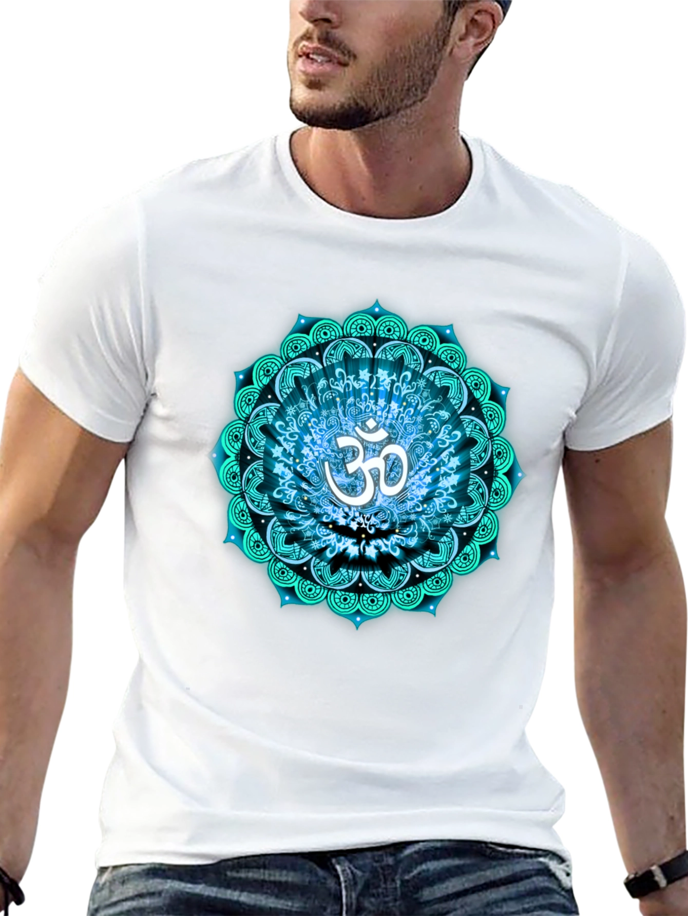 Om Mandala T-Shirt - Spiritual Yoga Design