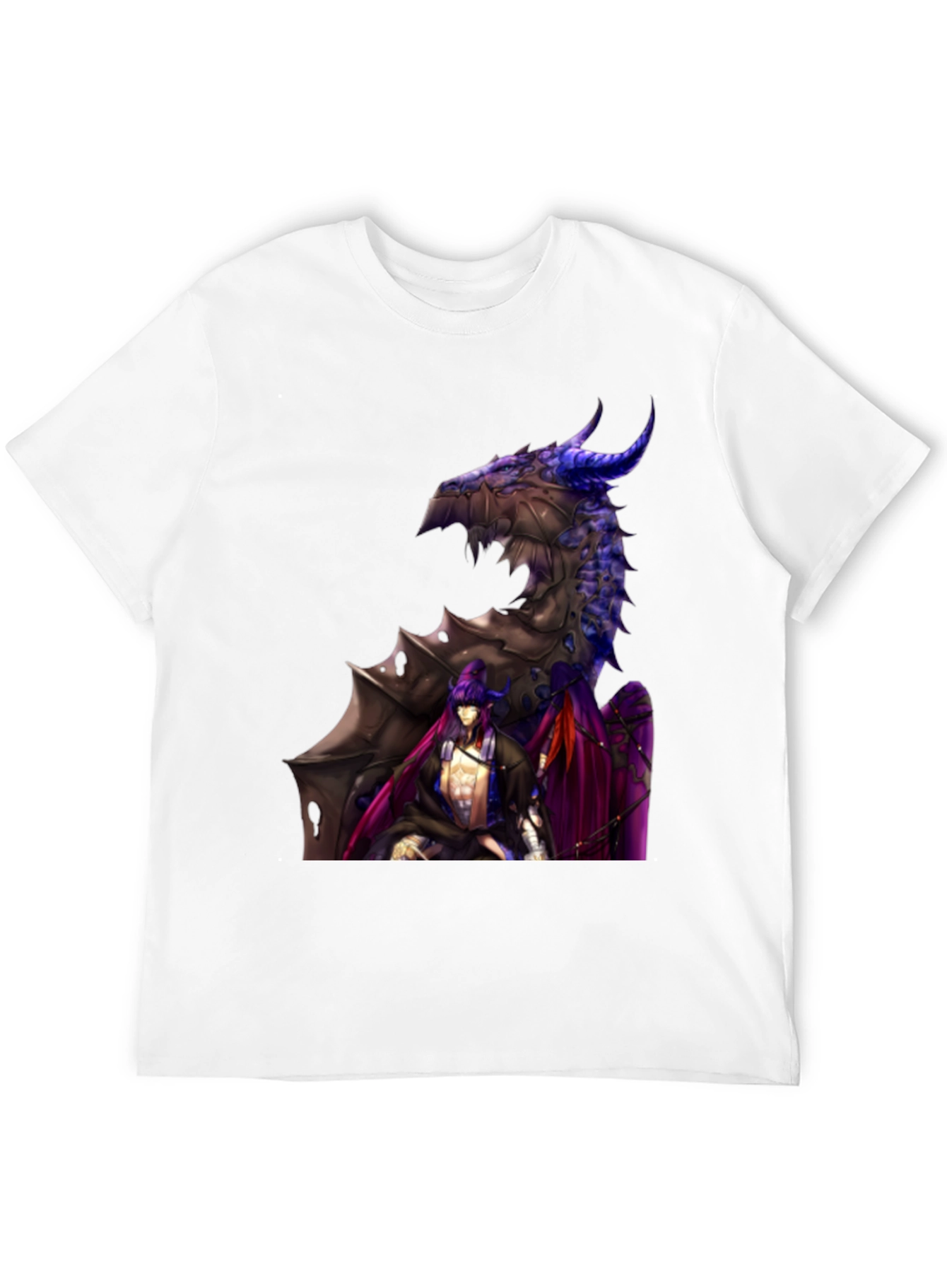Dragon and Warriors Graphic T-Shirt