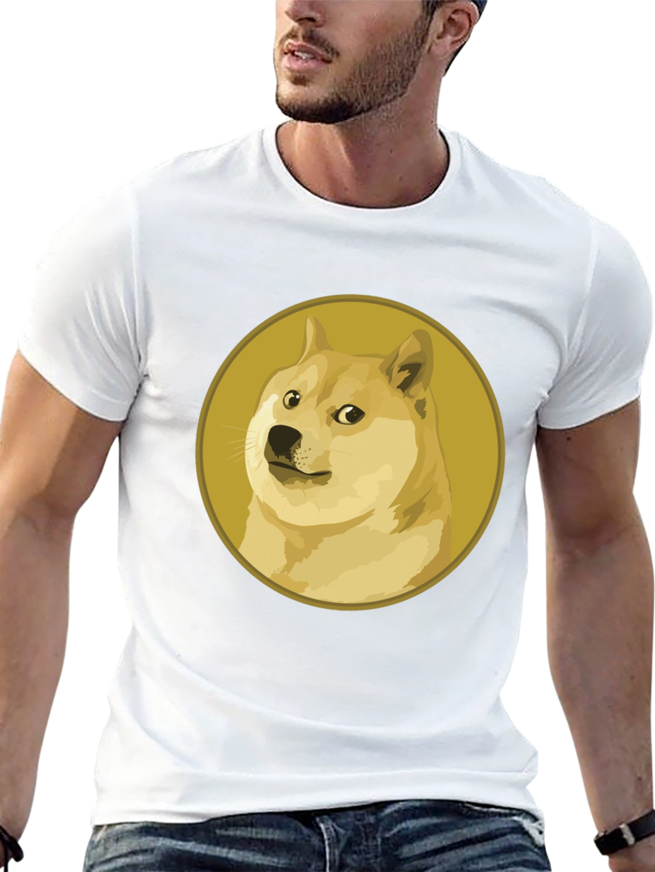 Doge Meme Black T-Shirt - Crypto Fashion