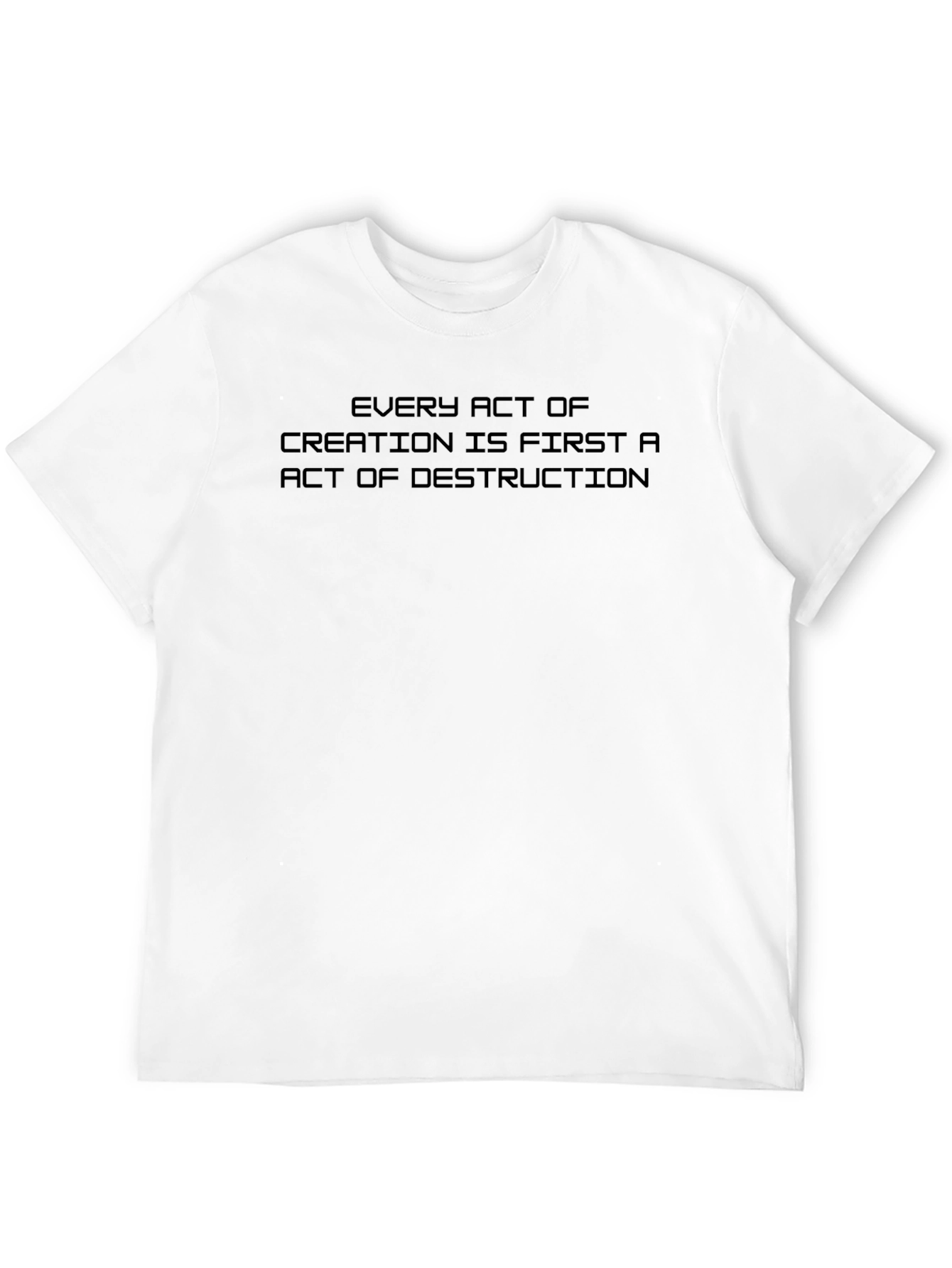 Every Act Black Graphic Tee