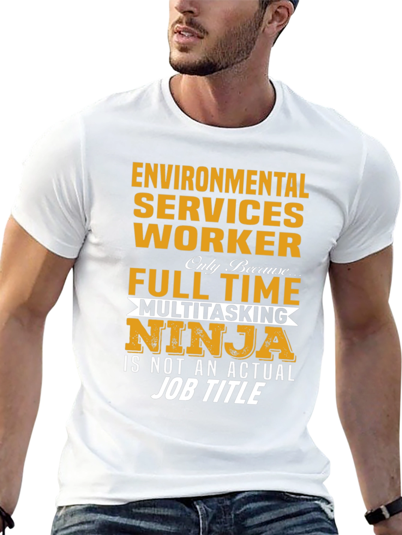 Environmental Worker T-Shirt: Multitasking Ninja