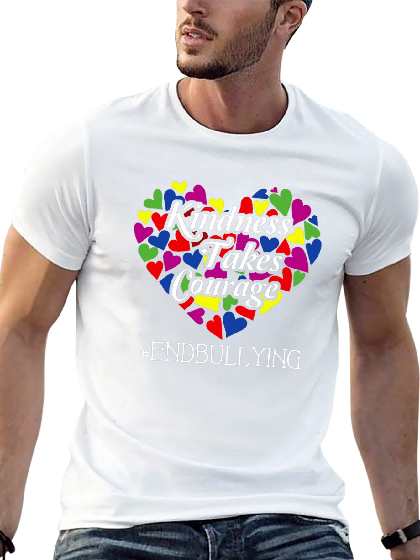 Kindness Takes Courage T-Shirt - End Bullying Awareness