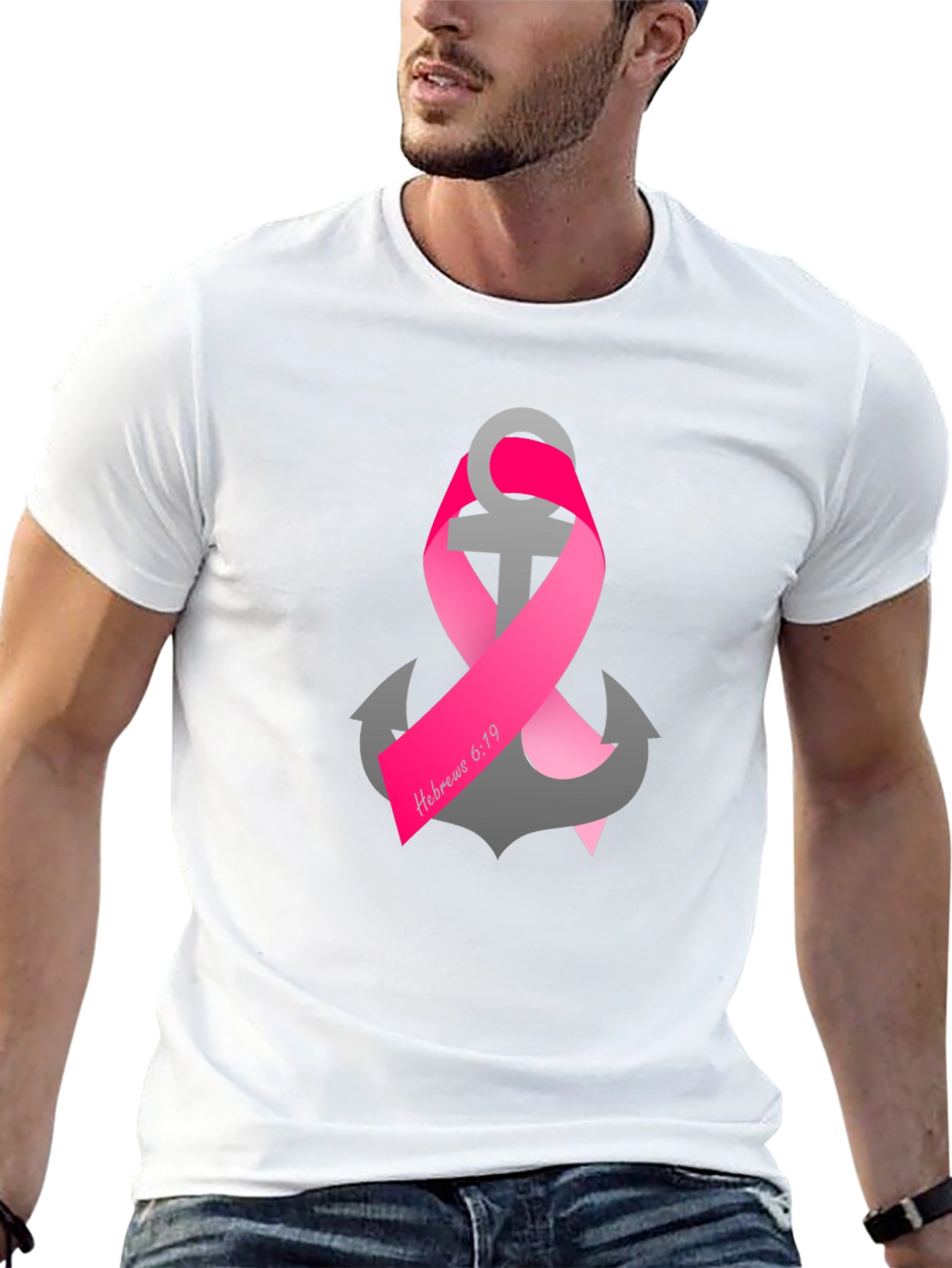 Hope Anchor Ribbon T-Shirt