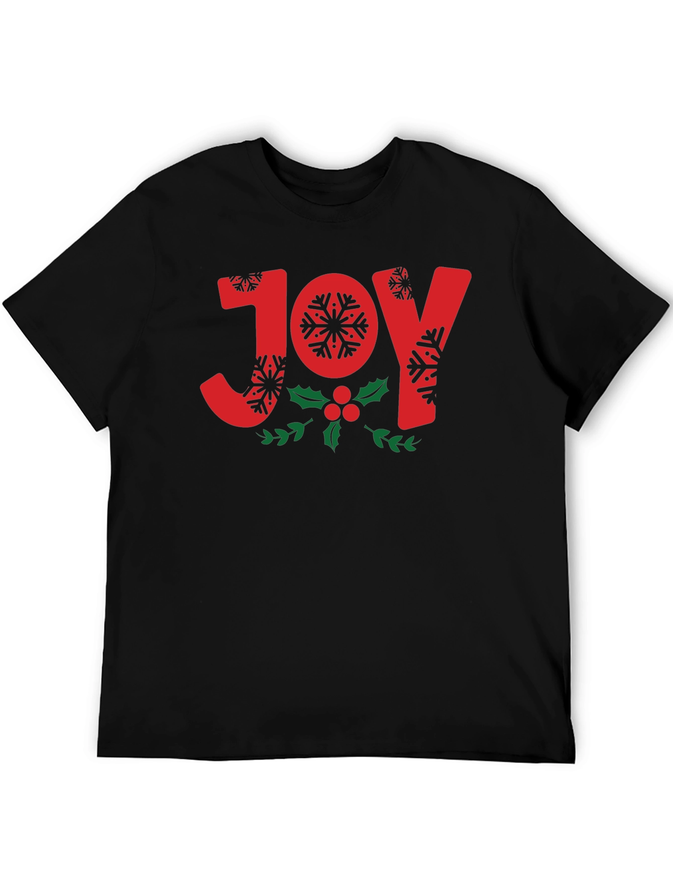 Joy Snowflake Holiday T-Shirt