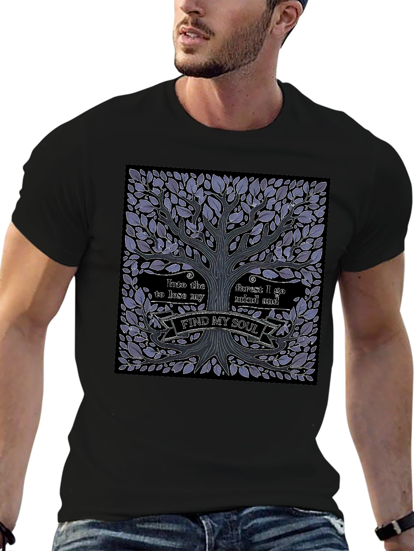 Nature Tree Graphic T-Shirt - Find My Soul