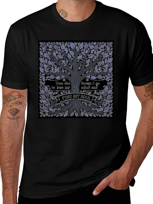 Nature Tree Graphic T-Shirt - Find My Soul