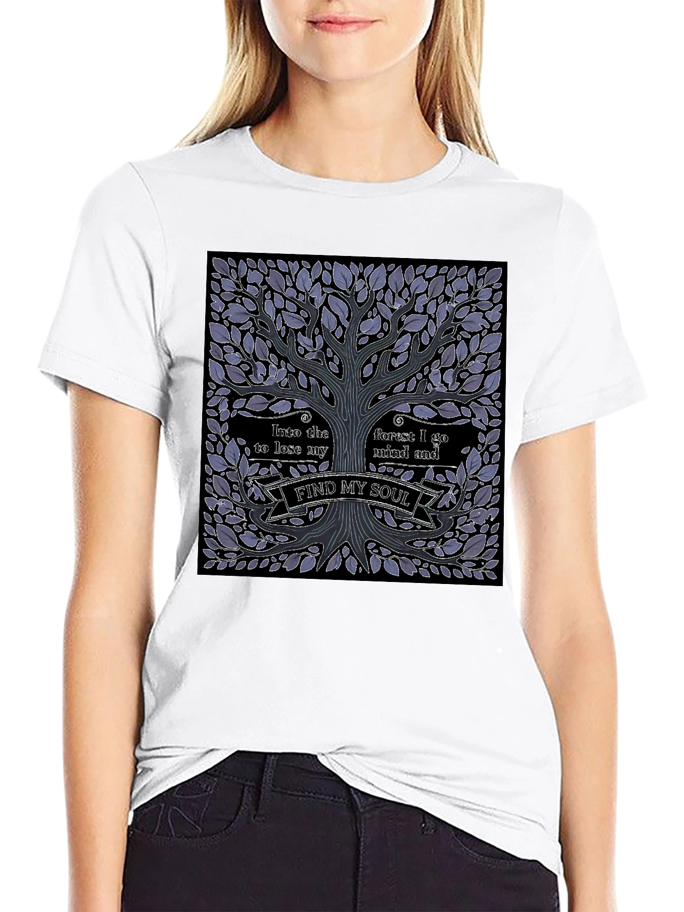 Nature Tree Graphic T-Shirt - Find My Soul