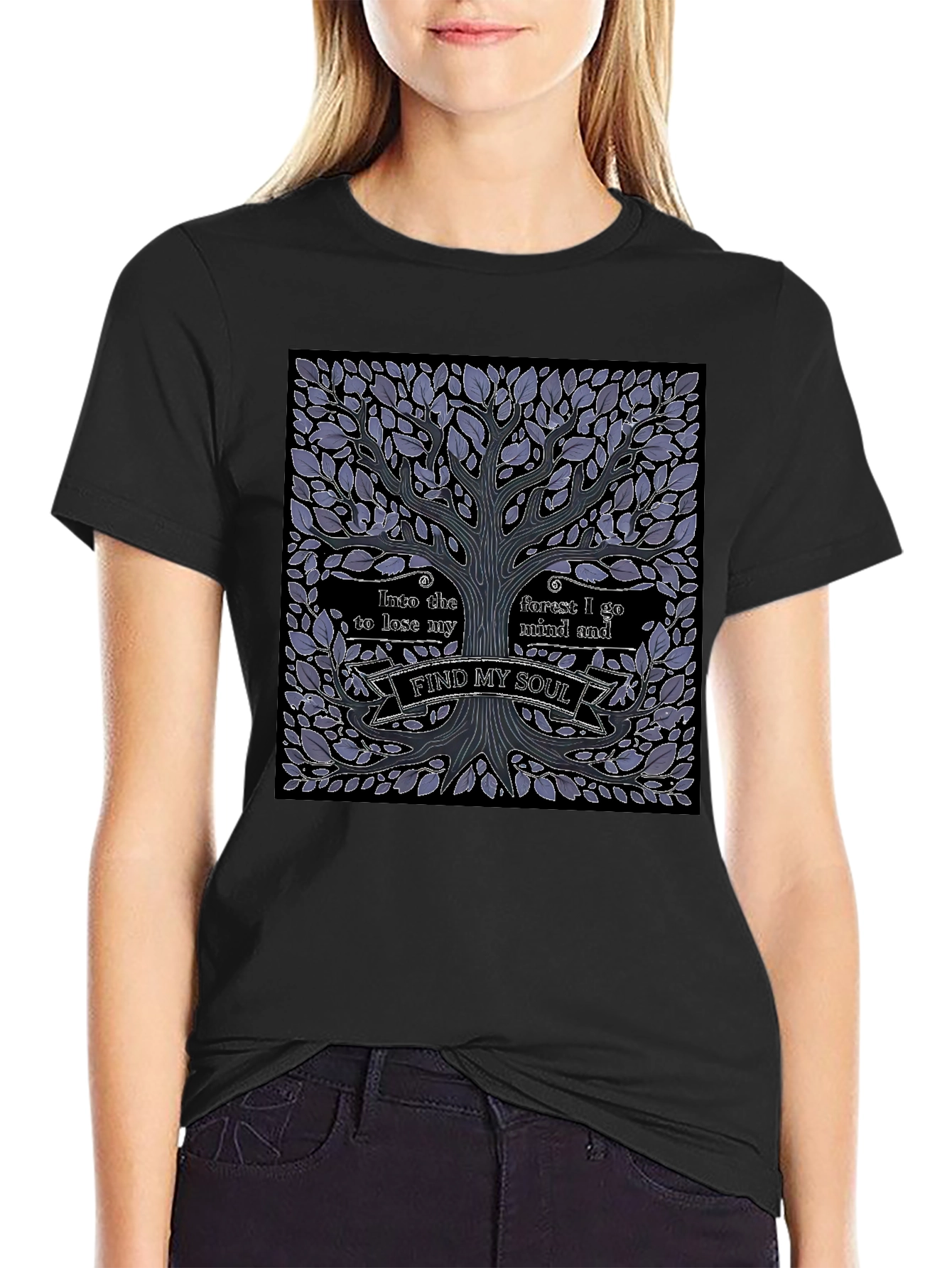 Nature Tree Graphic T-Shirt - Find My Soul