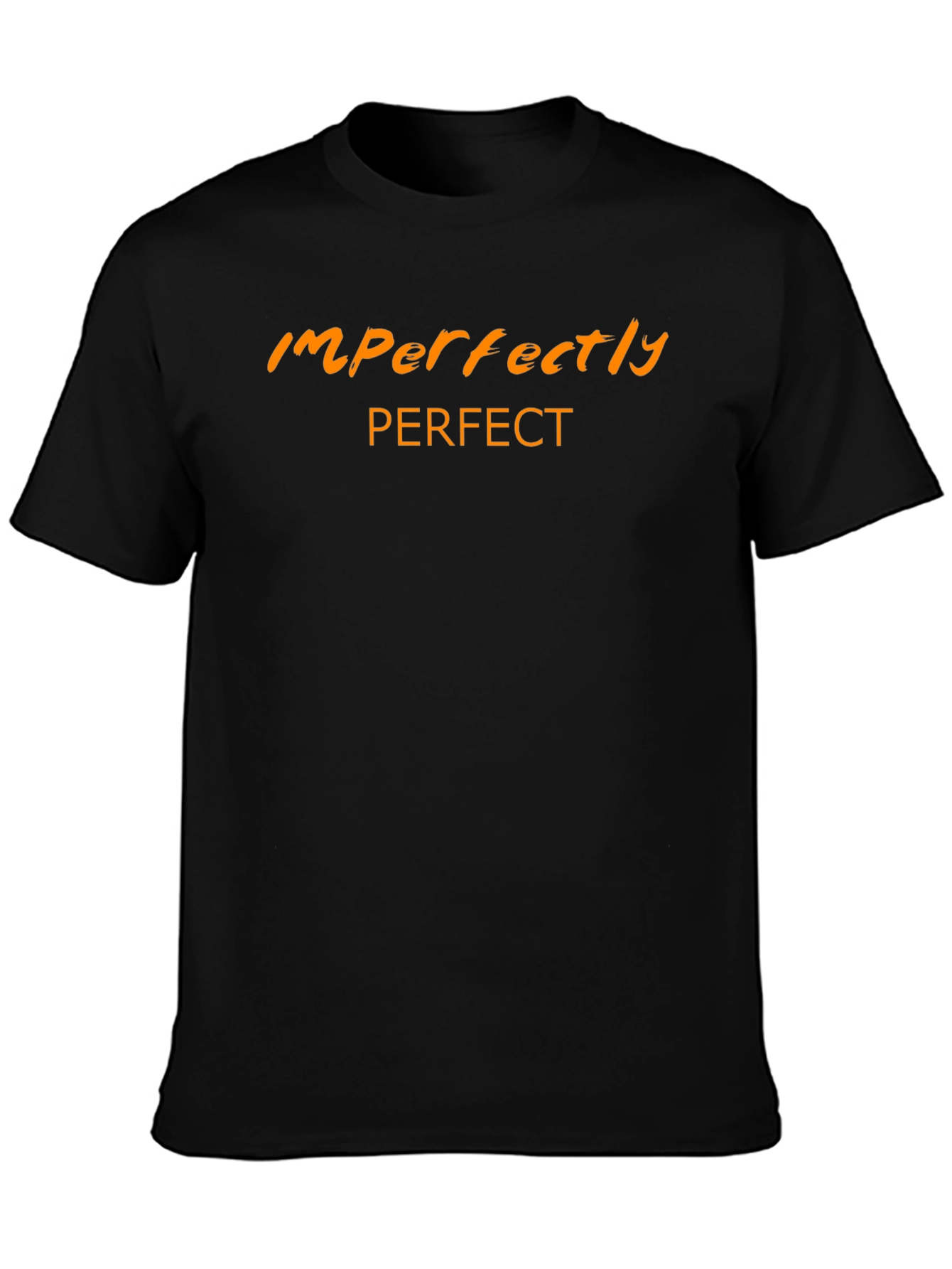 Imperfectly Perfect Black Graphic Tee