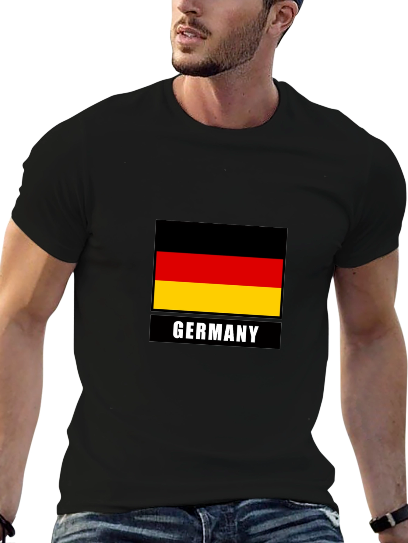 Germany Flag T-Shirt - Black German Pride Tee