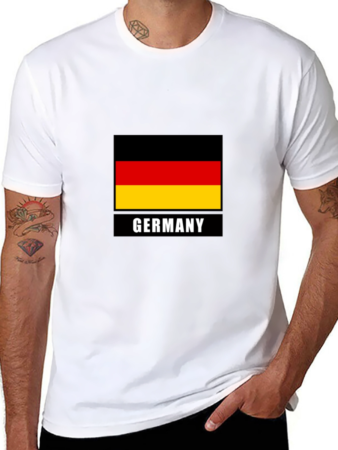 Germany Flag T-Shirt - Black German Pride Tee