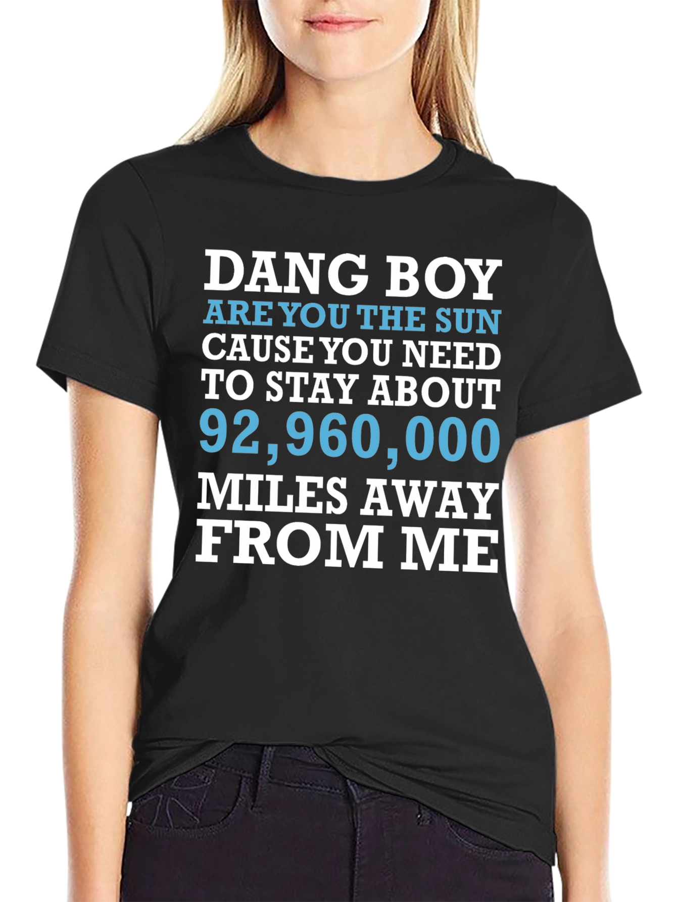 Dang Boy Sun Graphic T-Shirt - Funny Novelty Tee