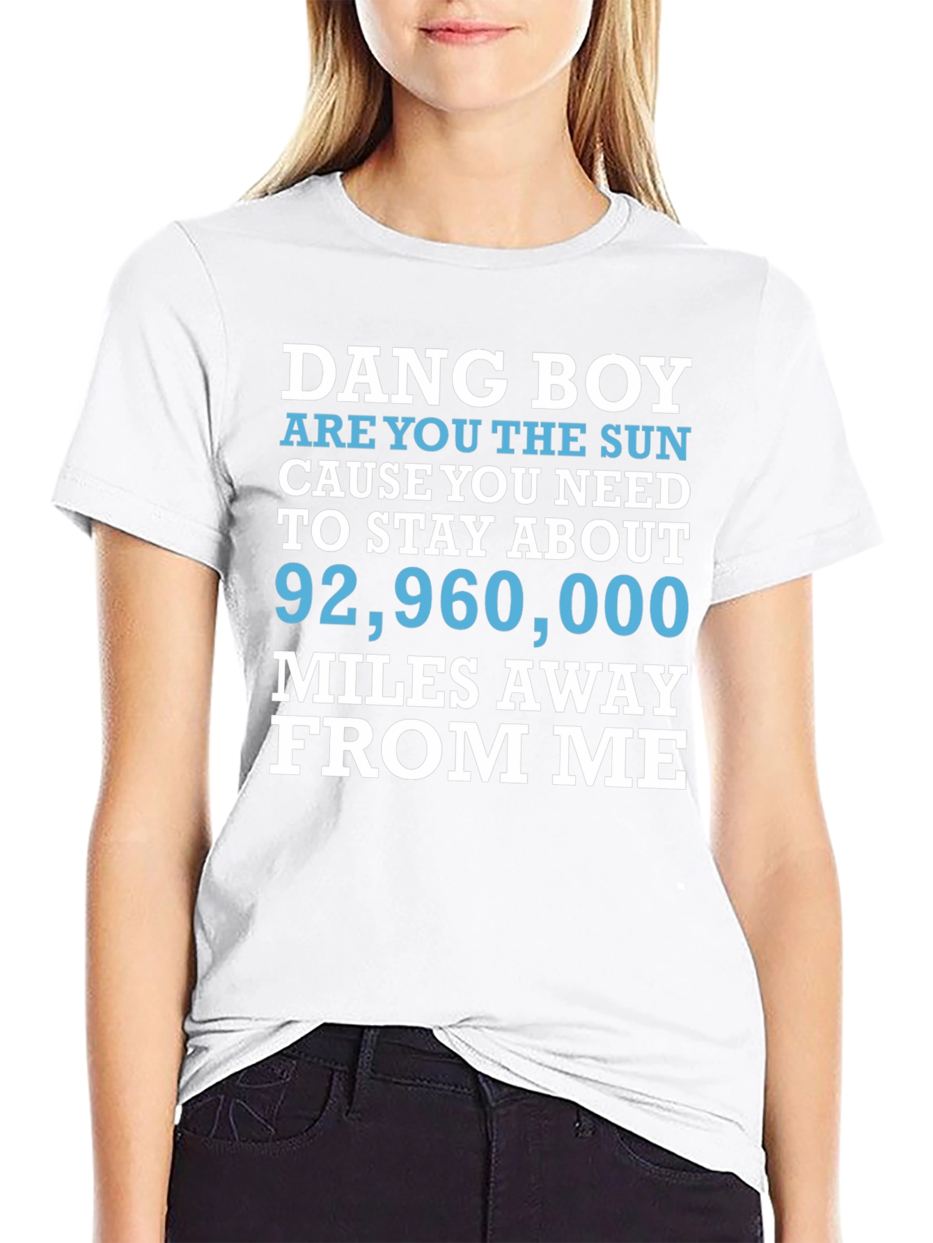 Dang Boy Sun Graphic T-Shirt - Funny Novelty Tee