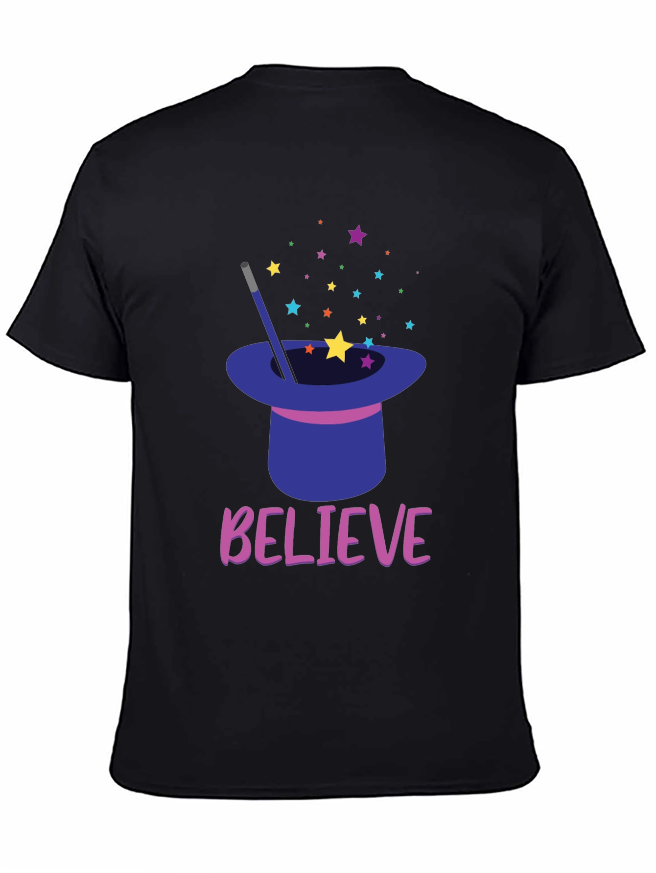 Believe Magic Hat Star T-Shirt