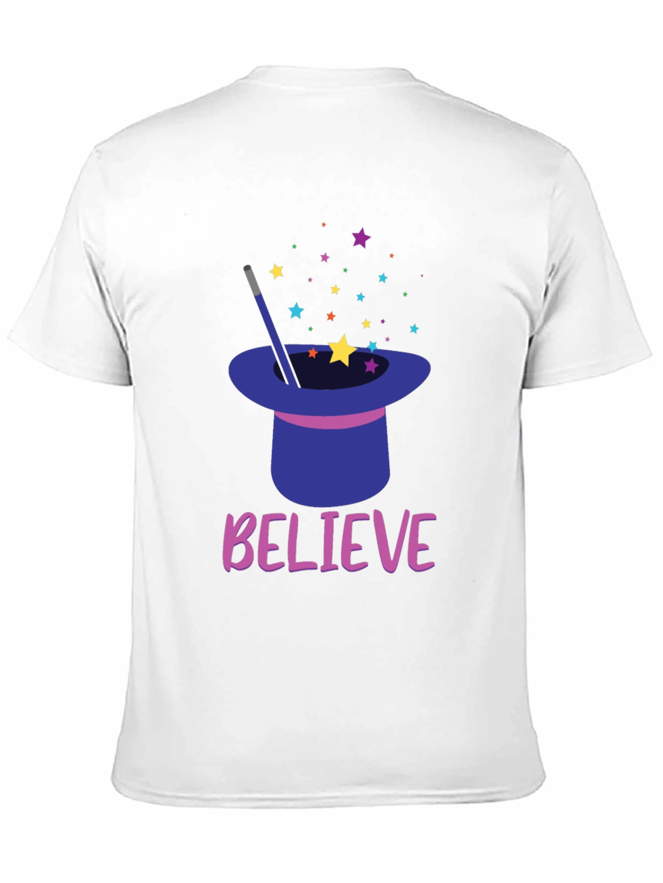 Believe Magic Hat Star T-Shirt