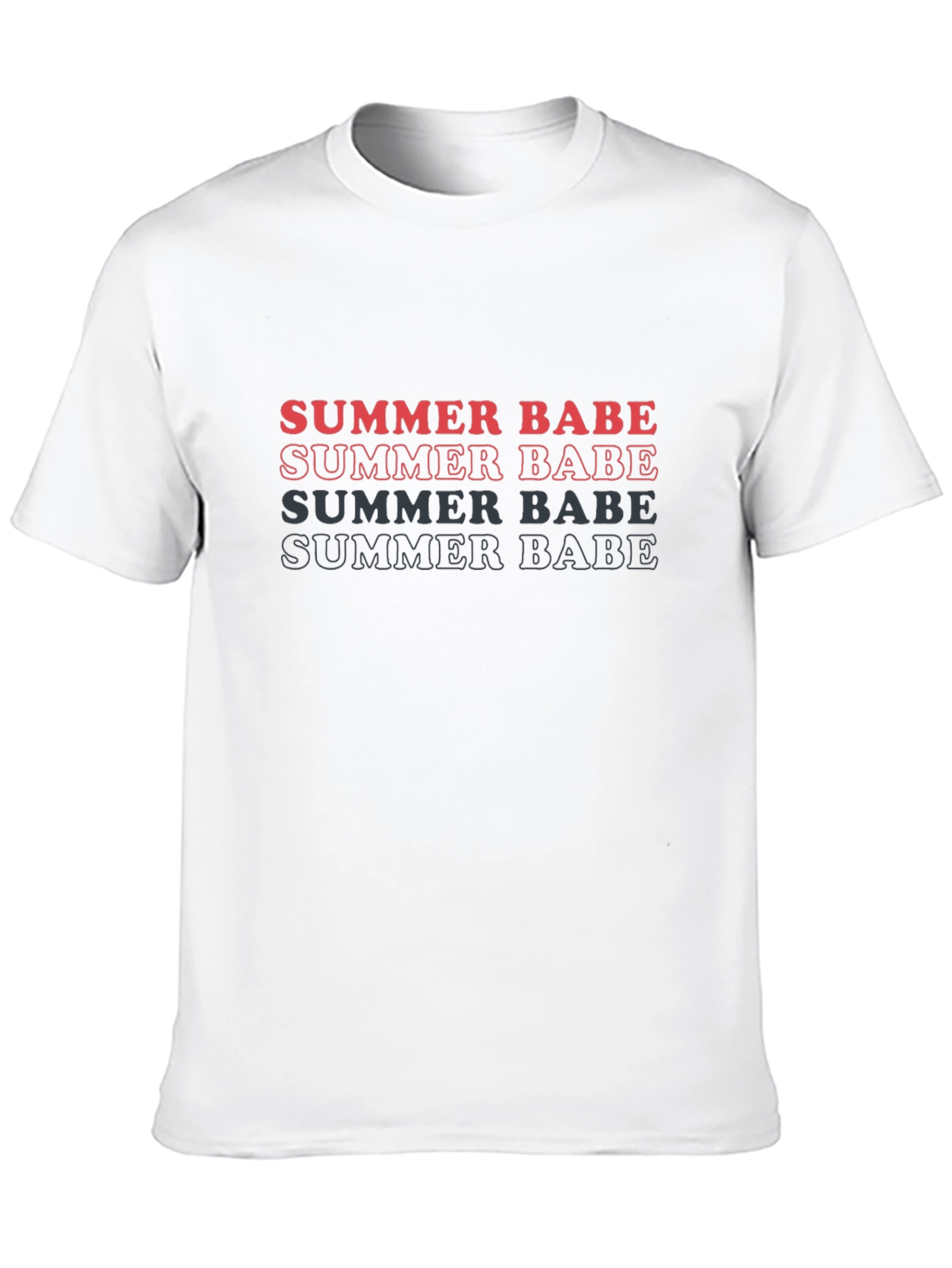 Summer Babe Graphic T-Shirt - Trendy Casual Wear