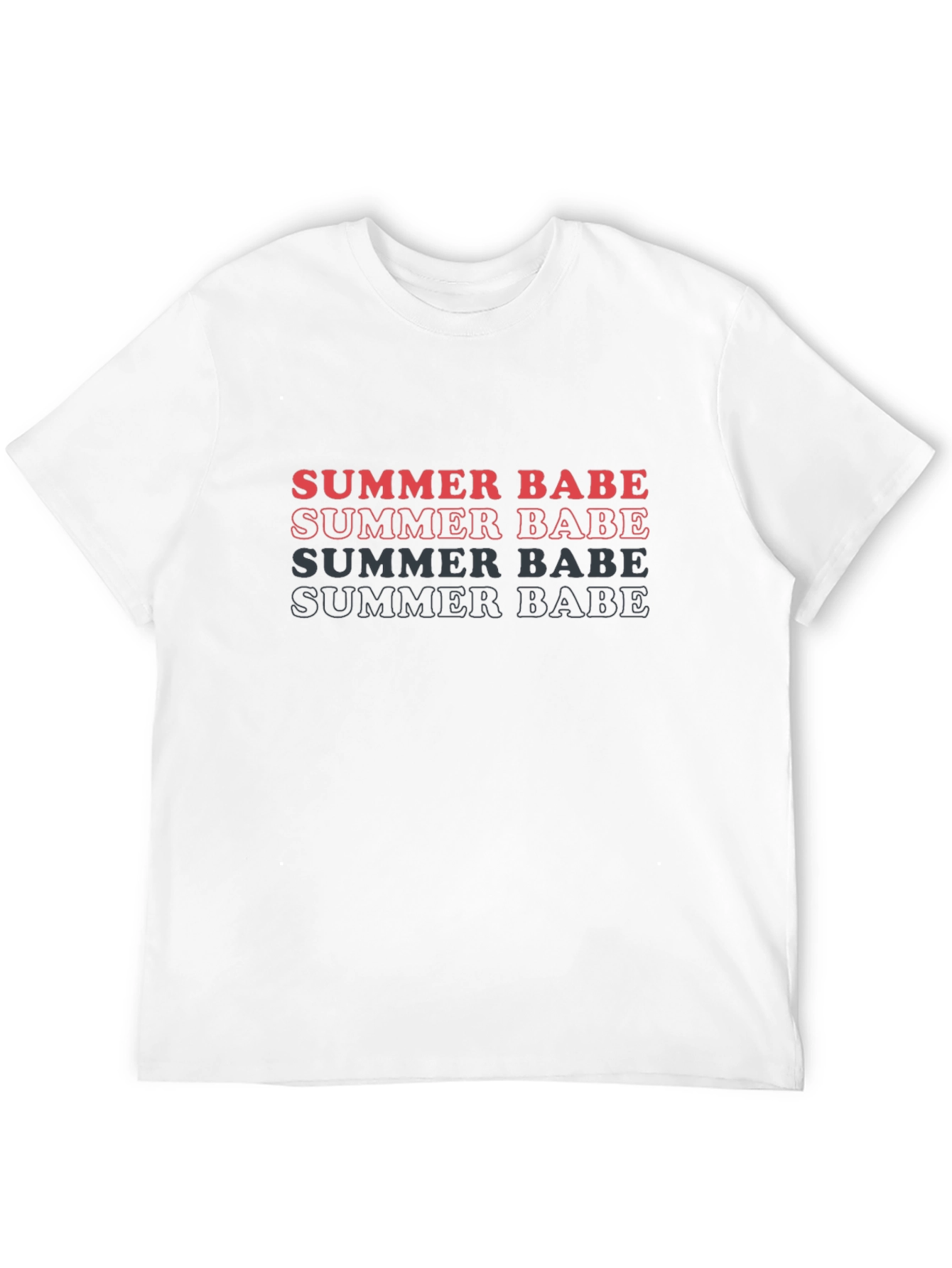 Summer Babe Graphic T-Shirt - Trendy Casual Wear