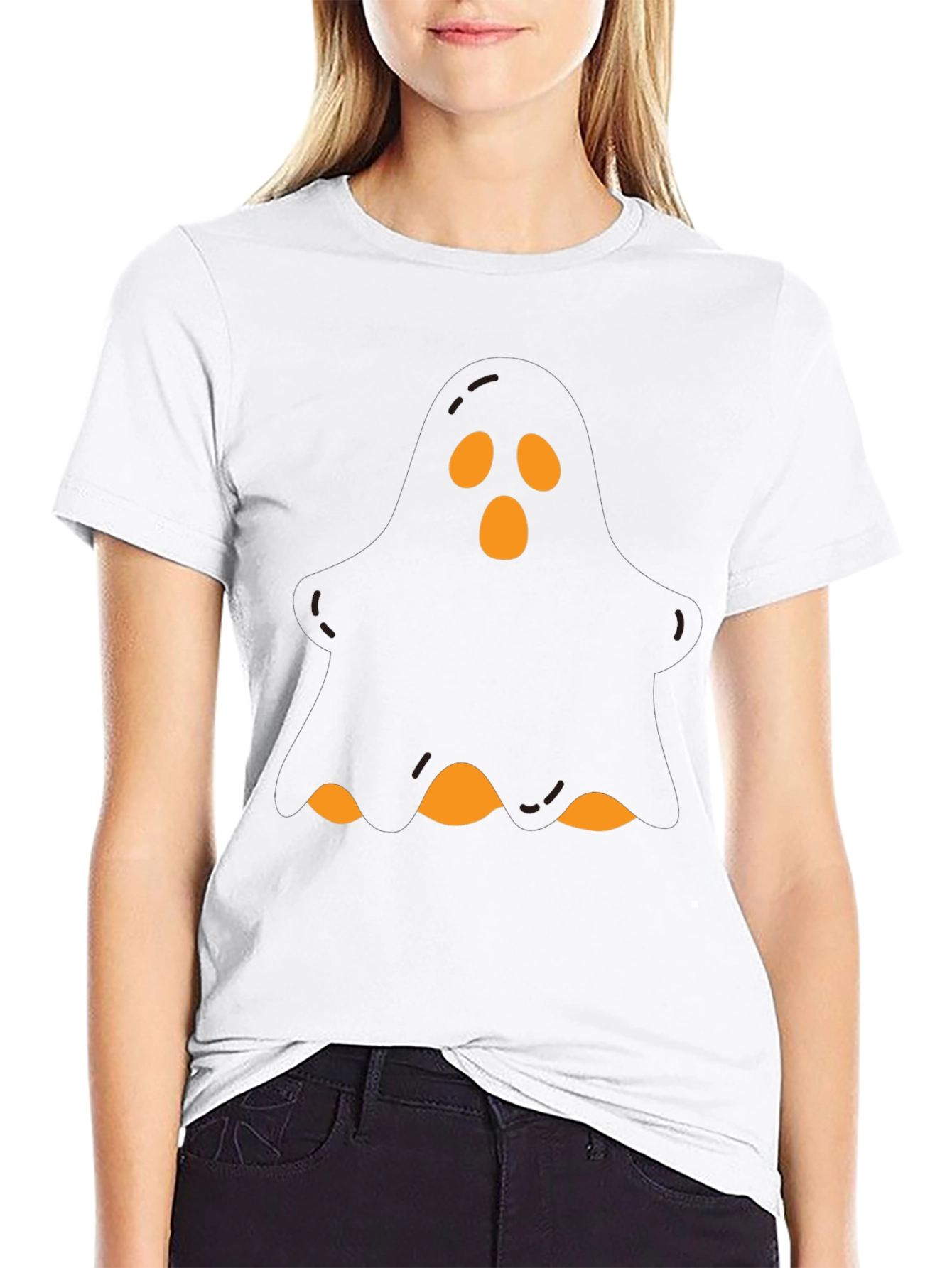 Ghost Graphic Tee - Spooky Season Shirt