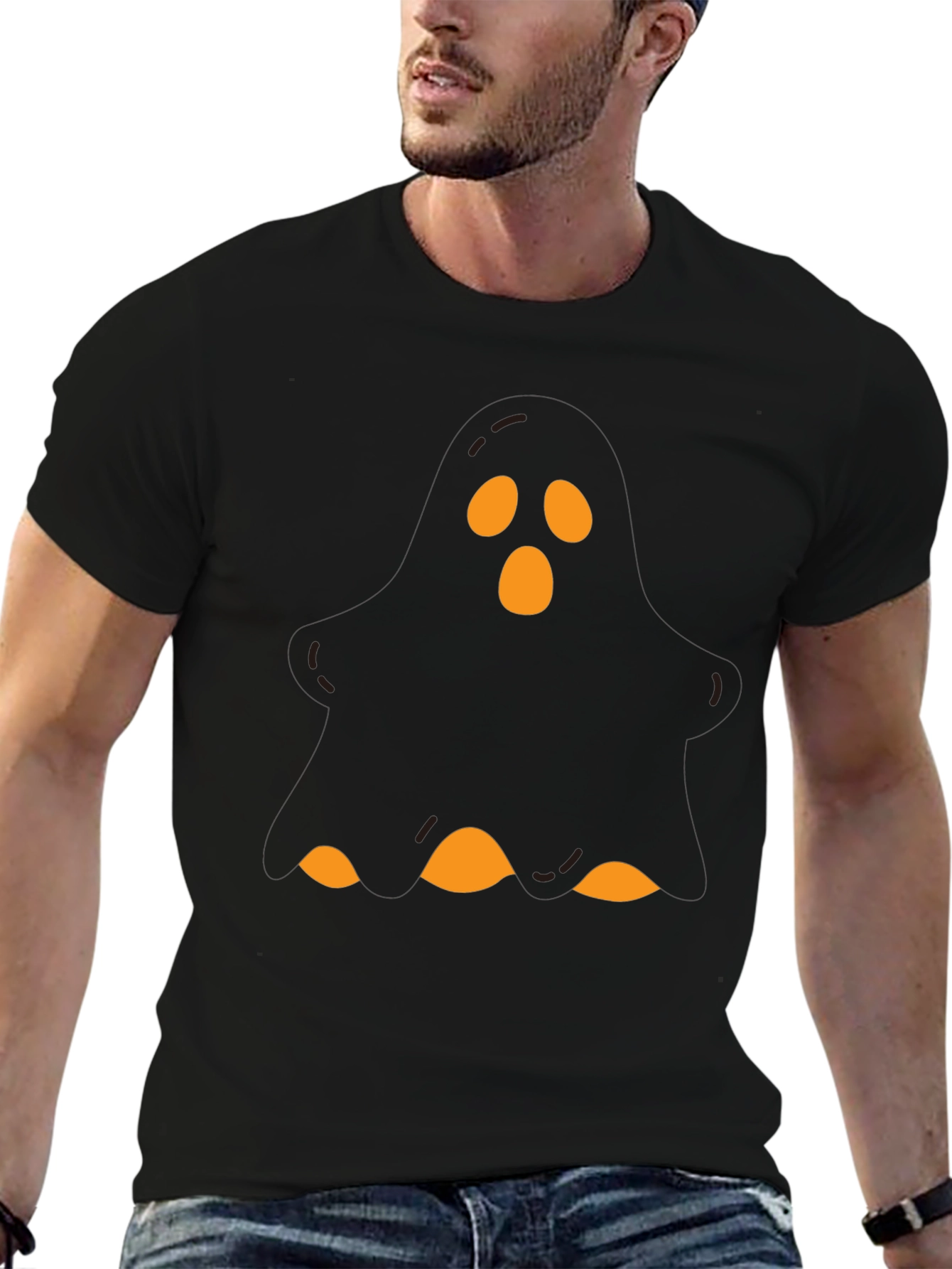 Ghost Graphic Tee - Spooky Season Shirt