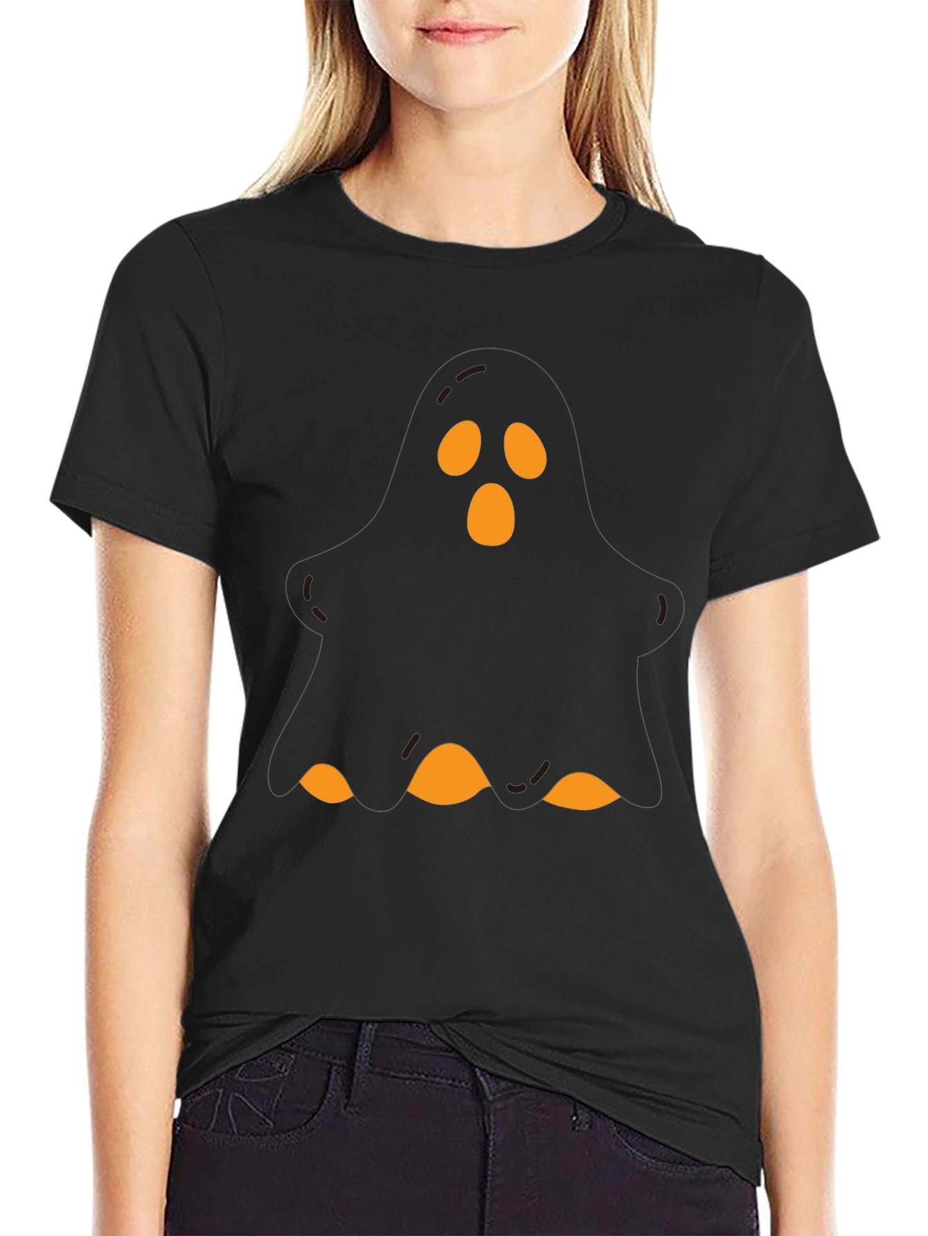 Ghost Graphic Tee - Spooky Season Shirt