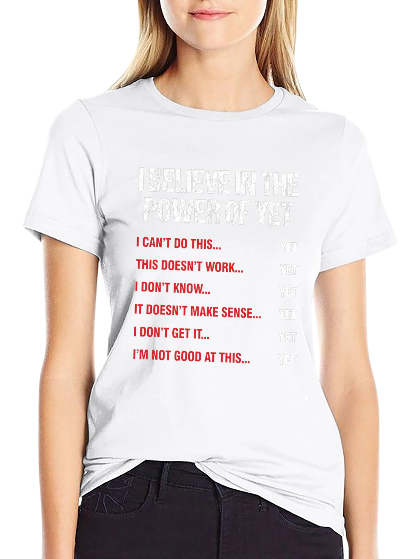 Power of Yet T-Shirt - Motivational & Inspirational