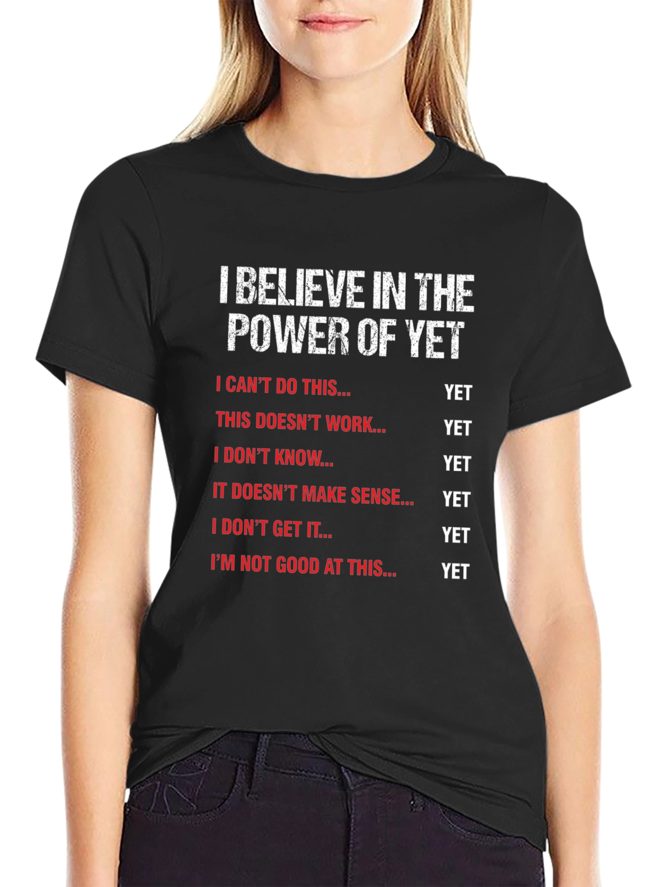 Power of Yet T-Shirt - Motivational & Inspirational