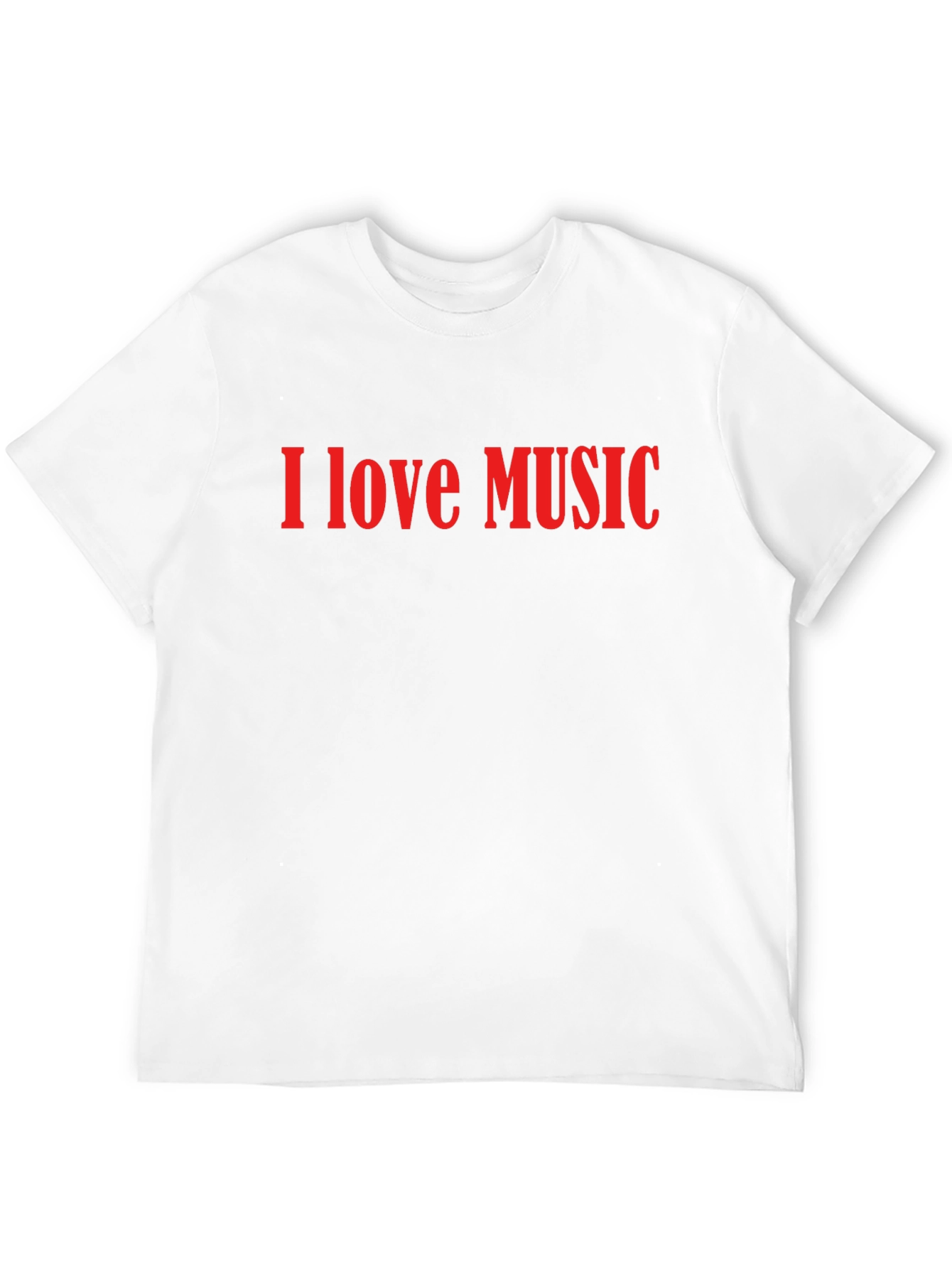I Love Music Graphic Tee