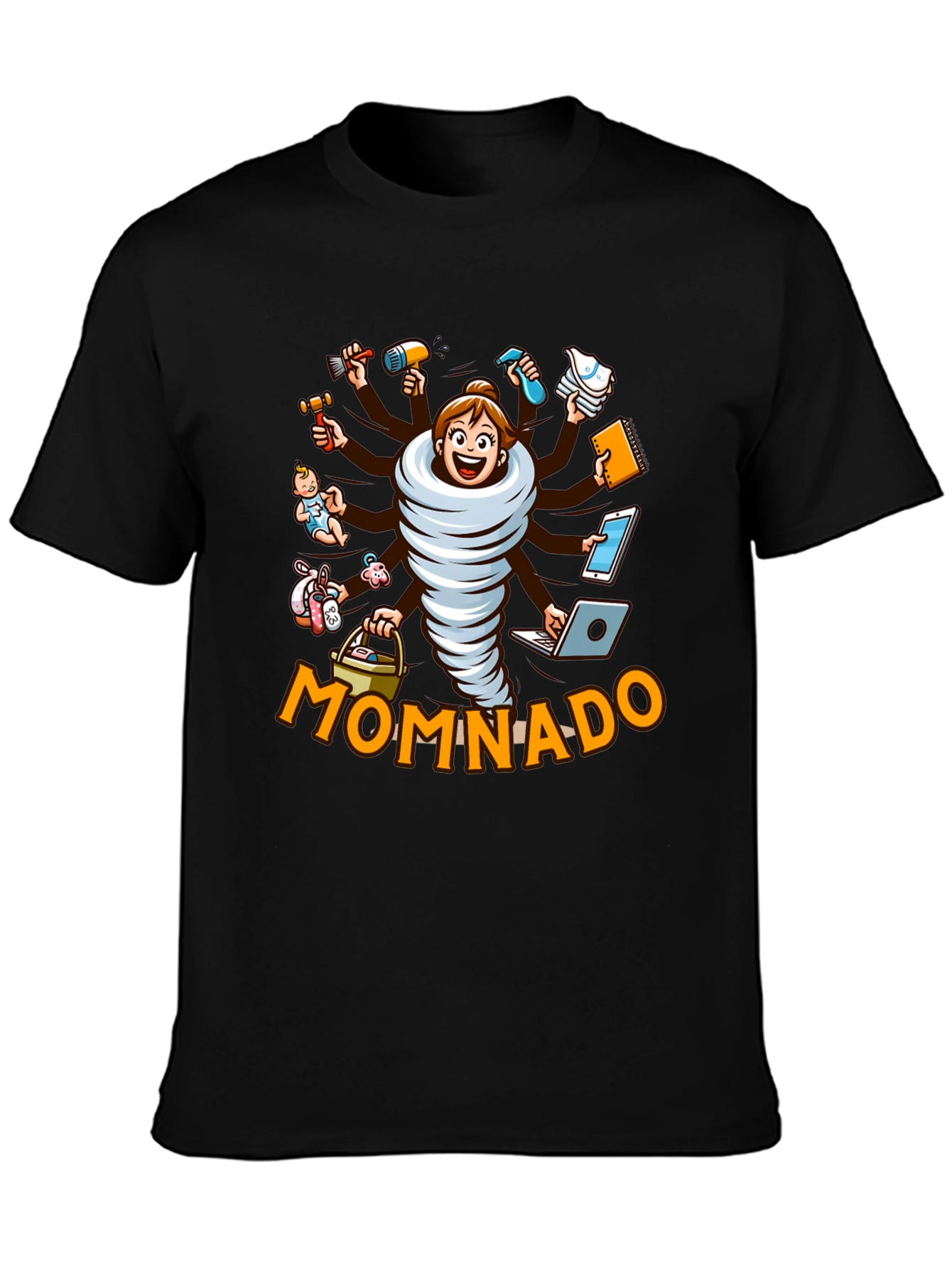 Momnado Graphic T-Shirt - Busy Mom Humor