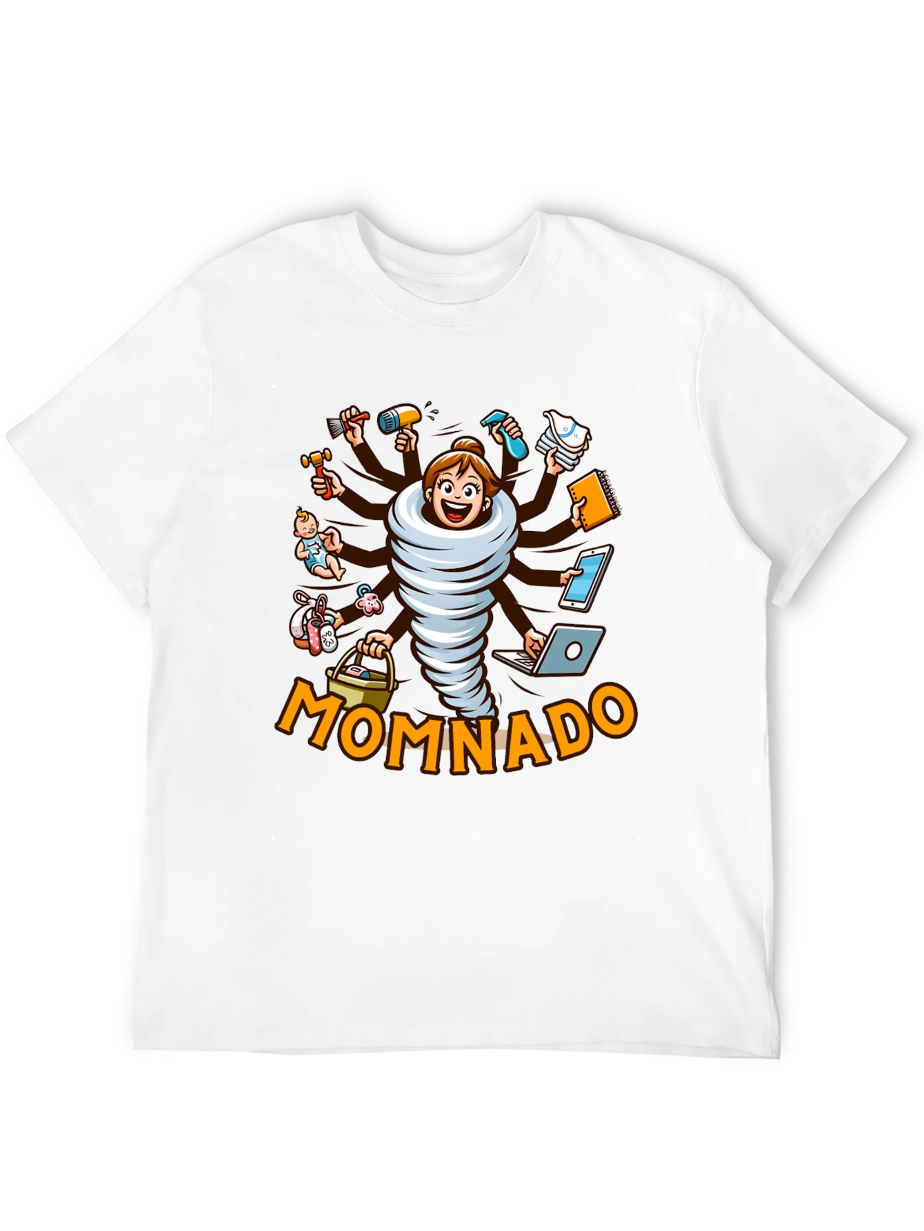Momnado Graphic T-Shirt - Busy Mom Humor