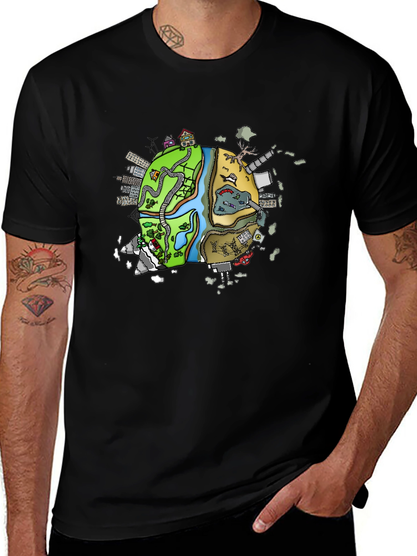 Eco-Friendly Graphic T-Shirt: Environmental Awareness