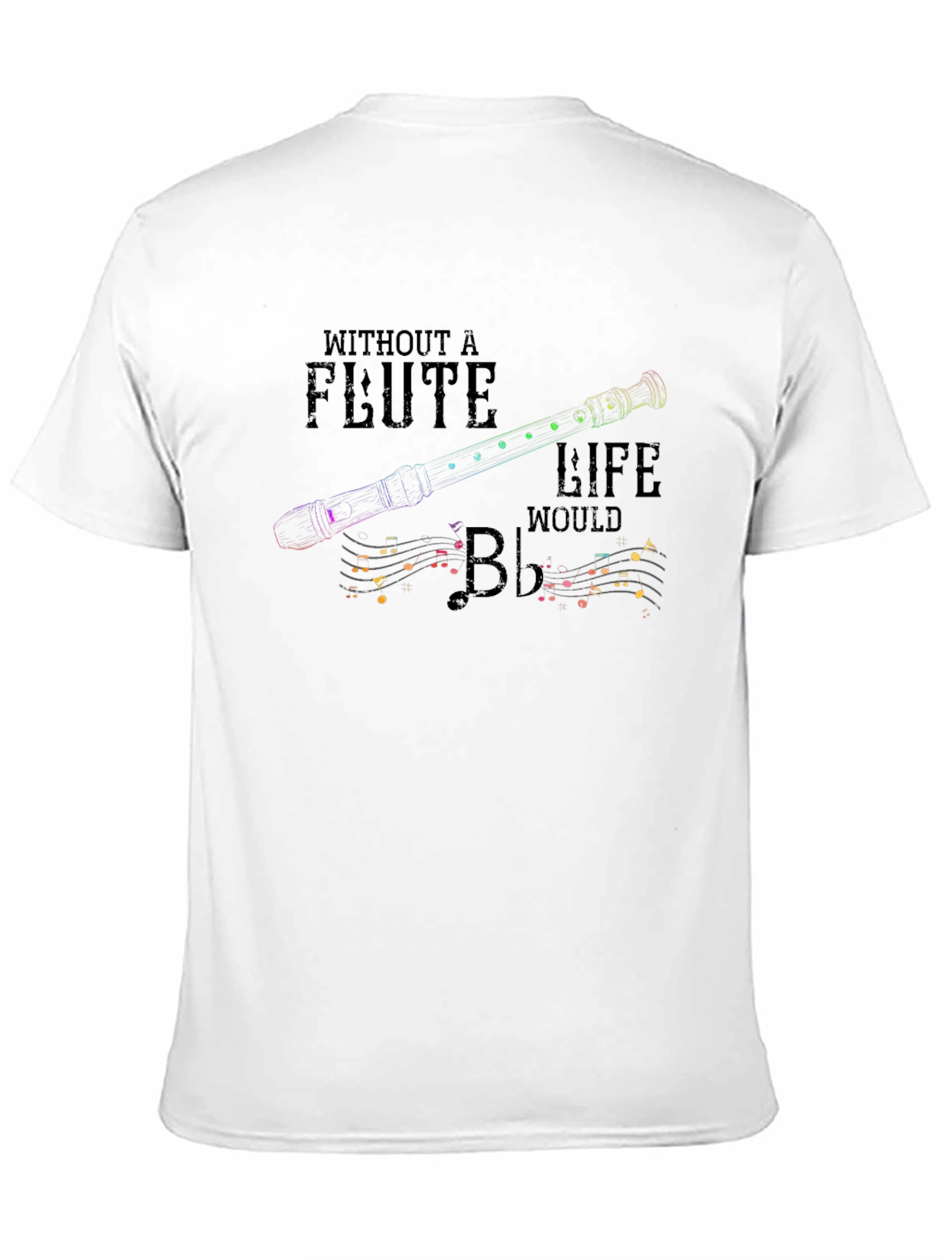 Flute Life Graphic T-Shirt - Music Lover Tee