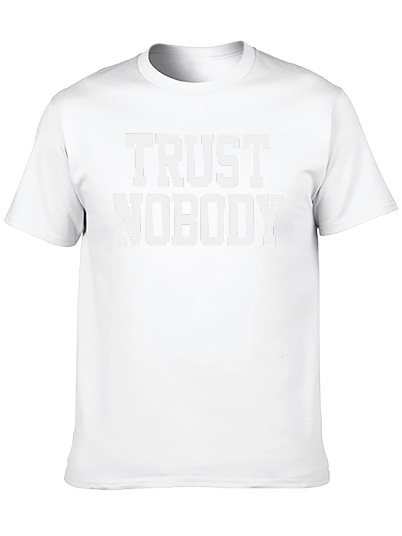 Trust Nobody Black Graphic T-Shirt