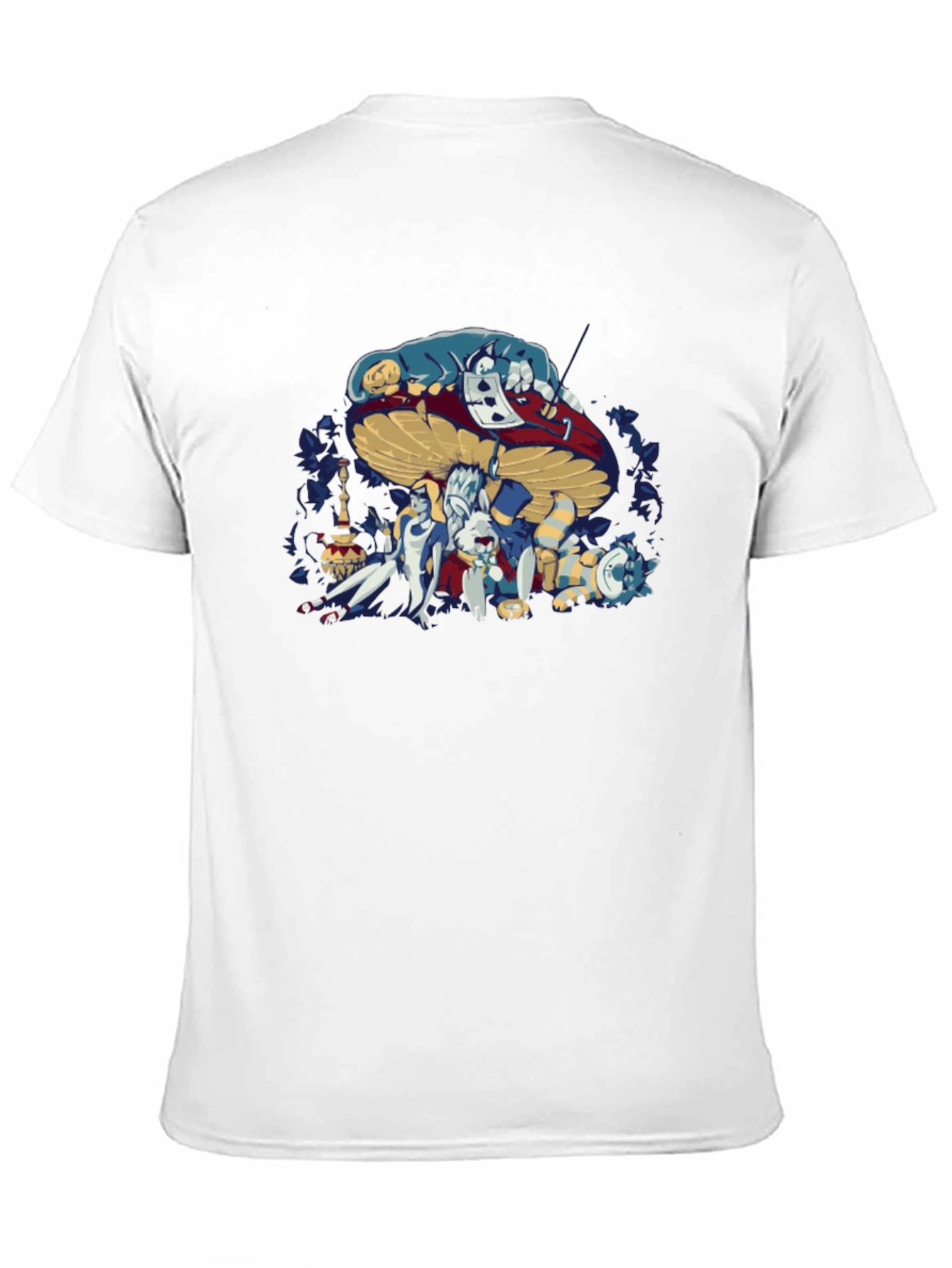 Alice in Wonderland Graphic Tee - Mens Black T-Shirt