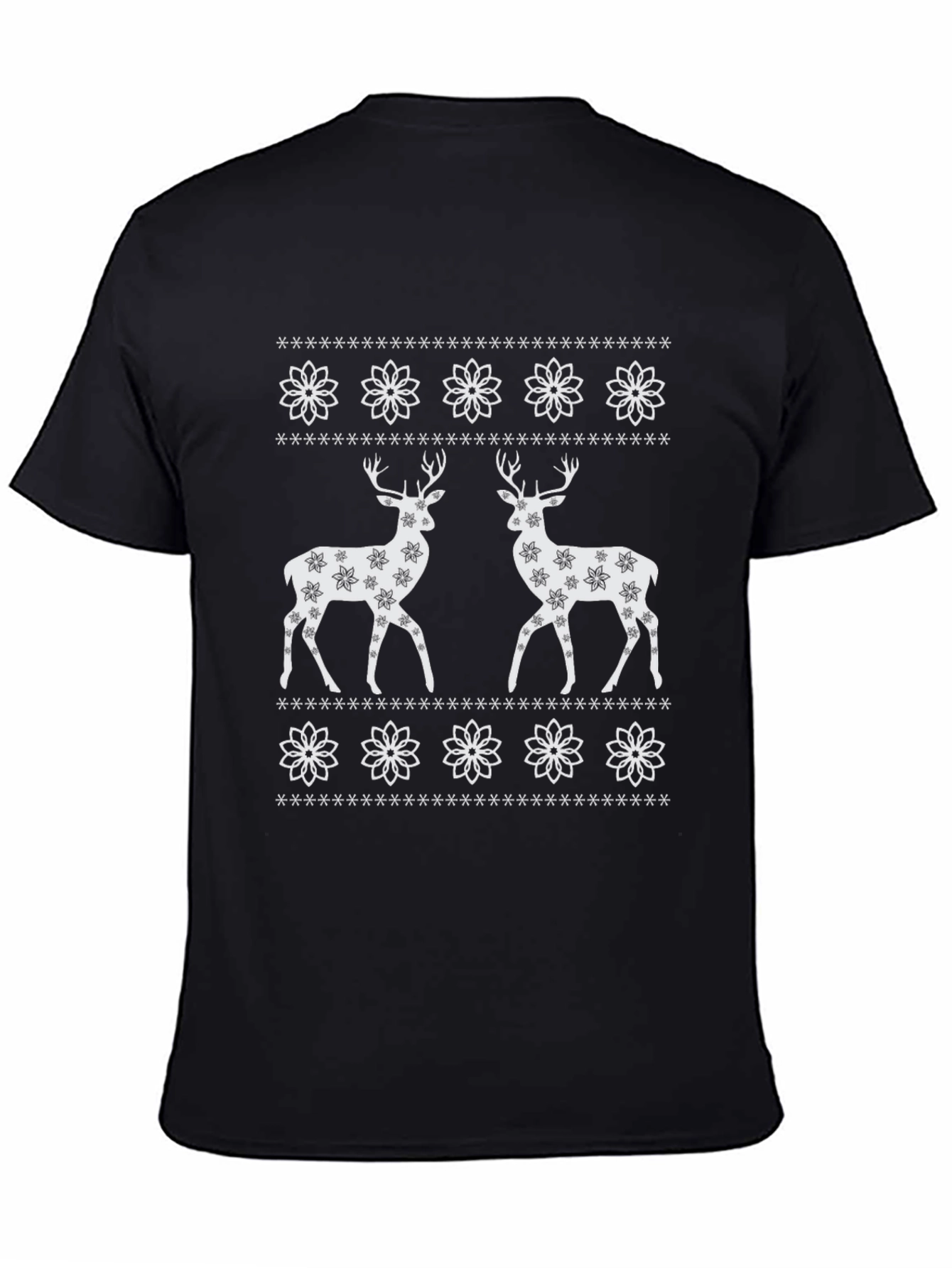 Deer Snowflake Graphic Tee