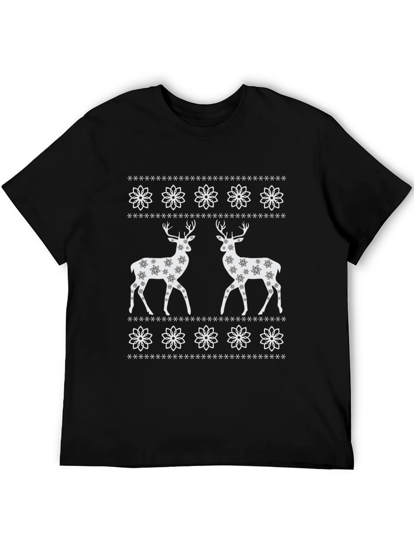 Deer Snowflake Graphic Tee