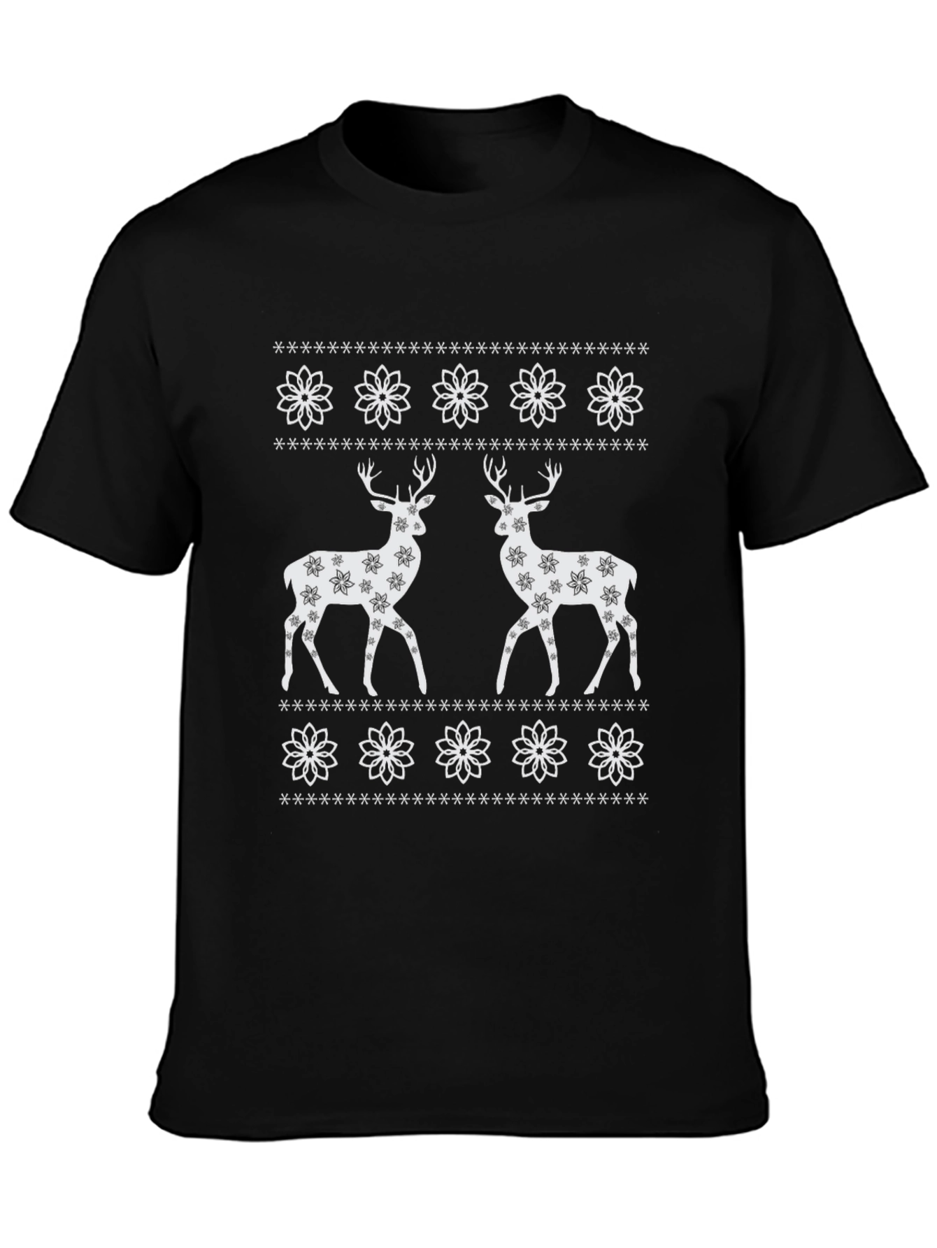 Deer Snowflake Graphic Tee