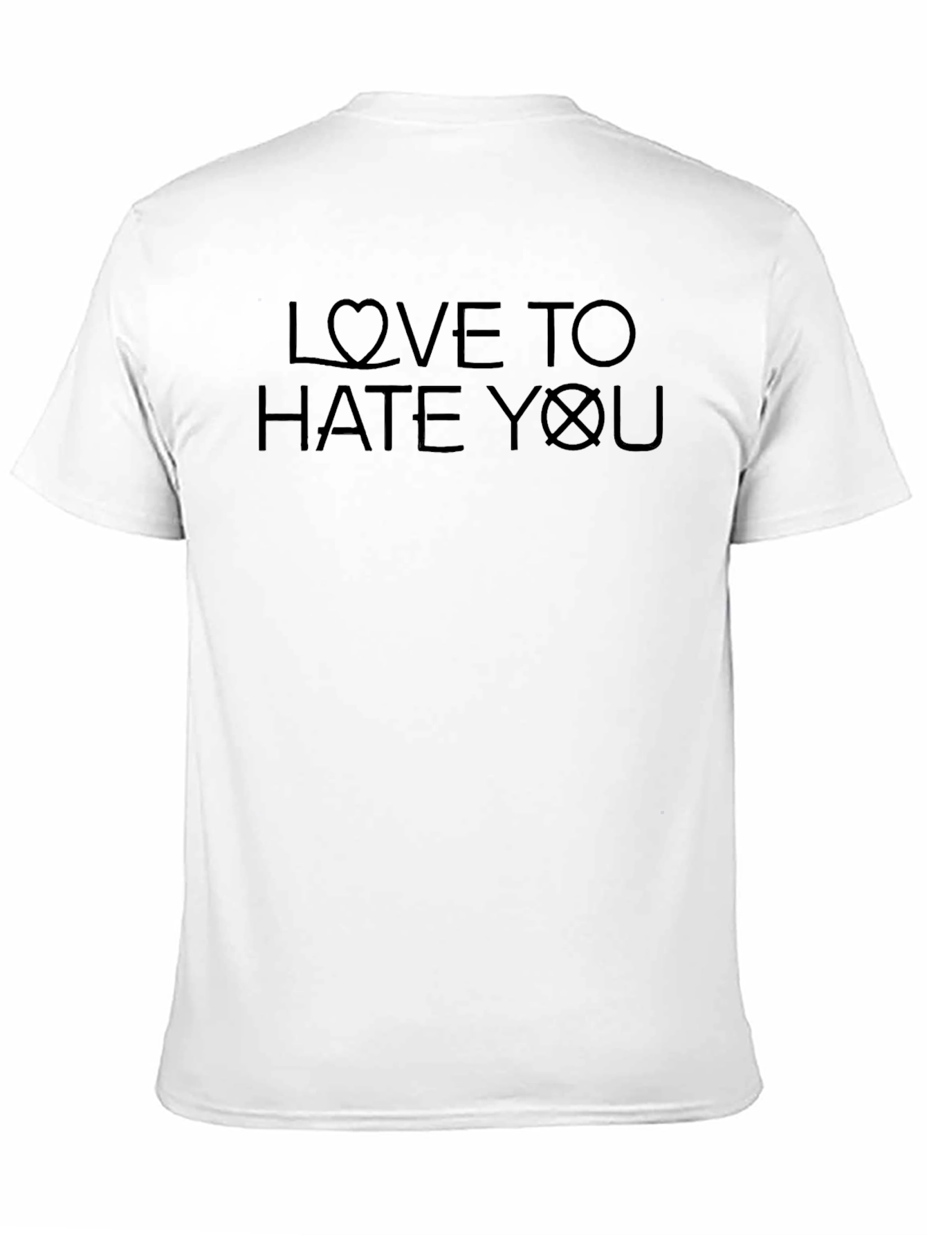 Love To Hate You Graphic T-Shirt - Black