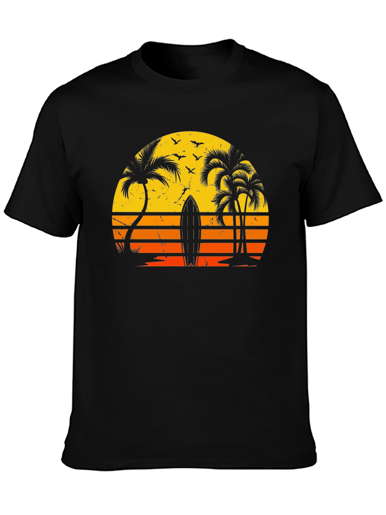 Retro Sunset Surf T-Shirt