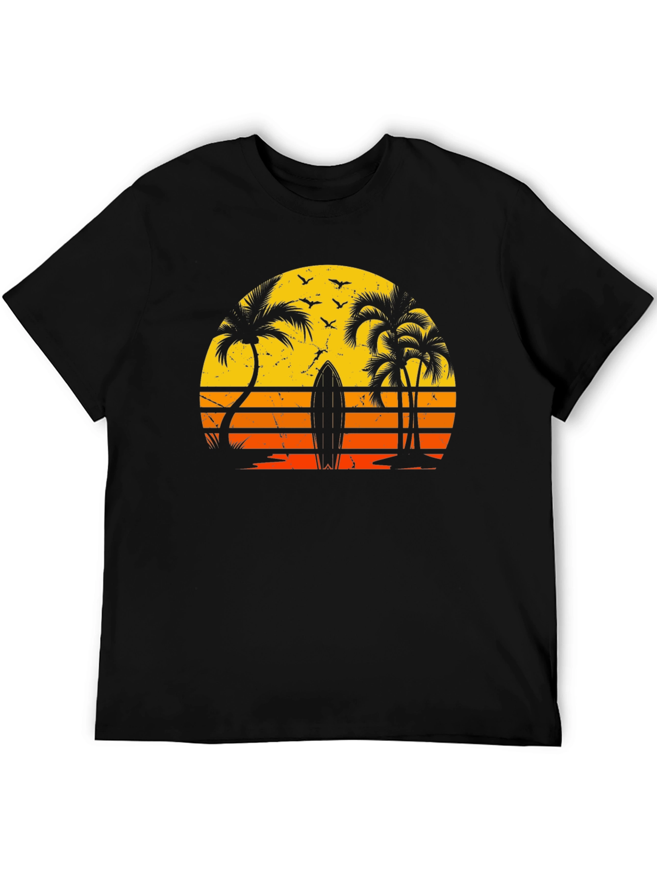 Retro Sunset Surf T-Shirt