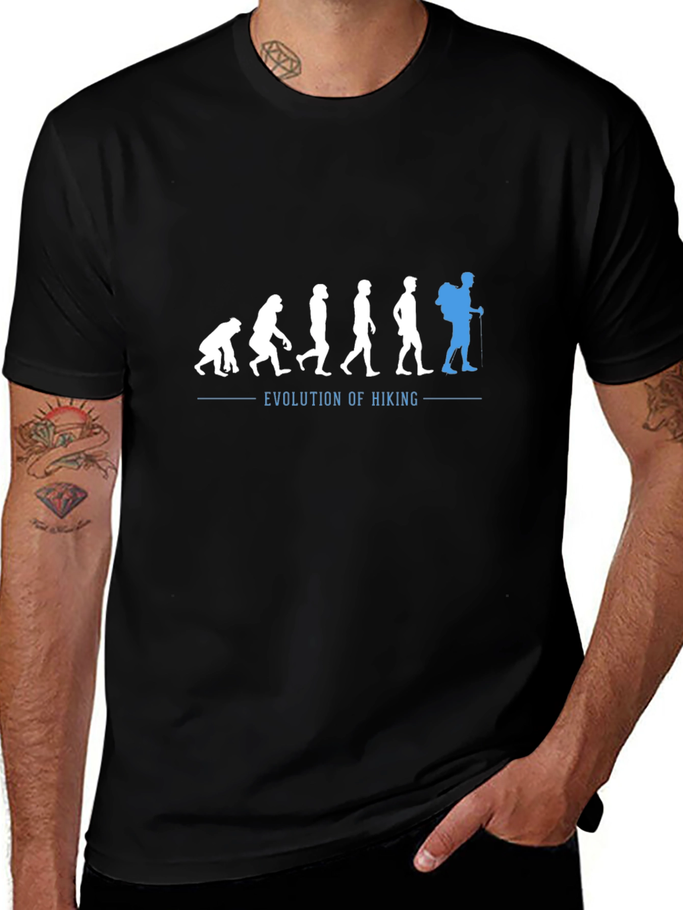 Evolution of Hiking Graphic Tee