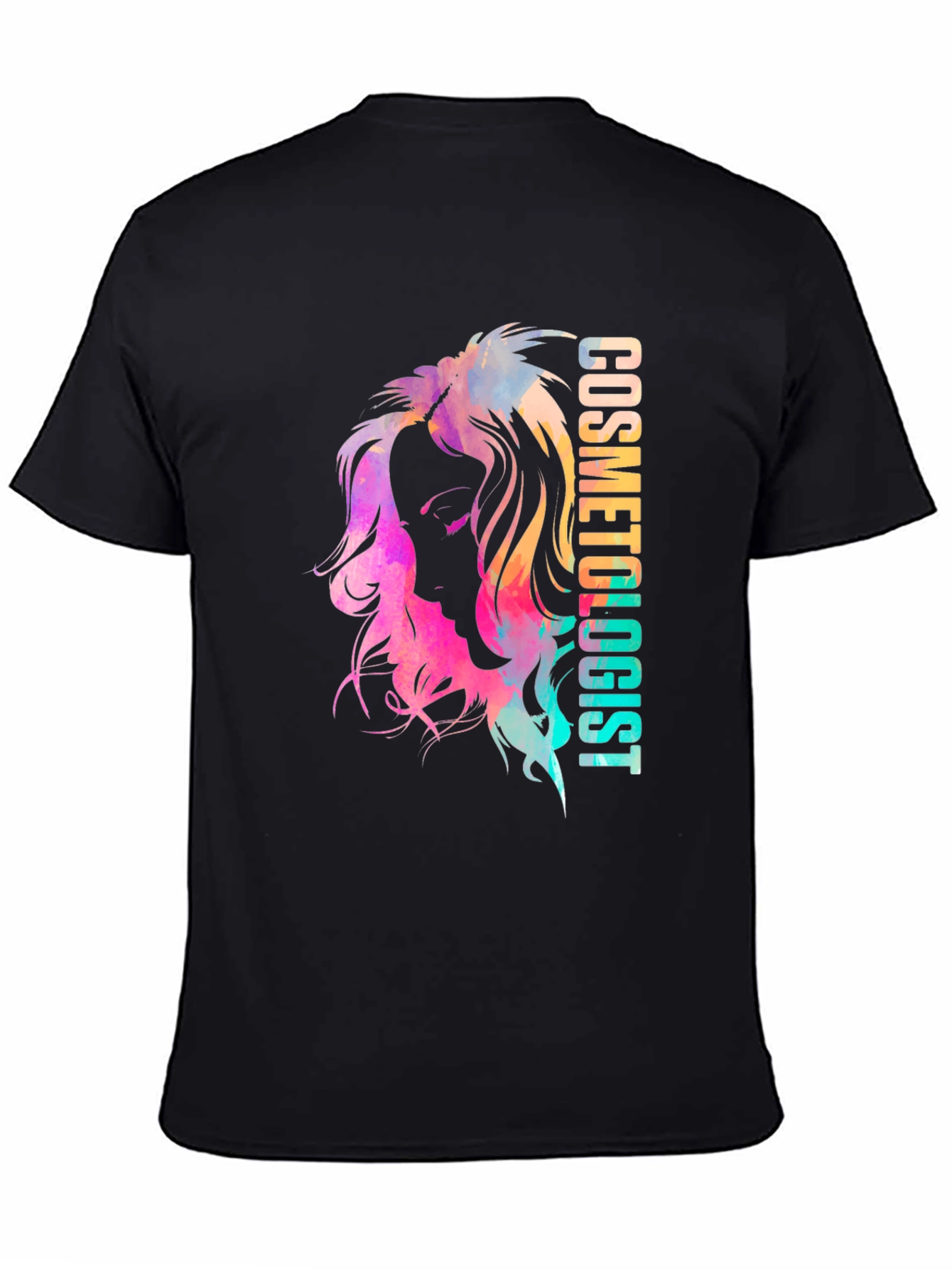 Cosmetologist Watercolor Graphic T-Shirt