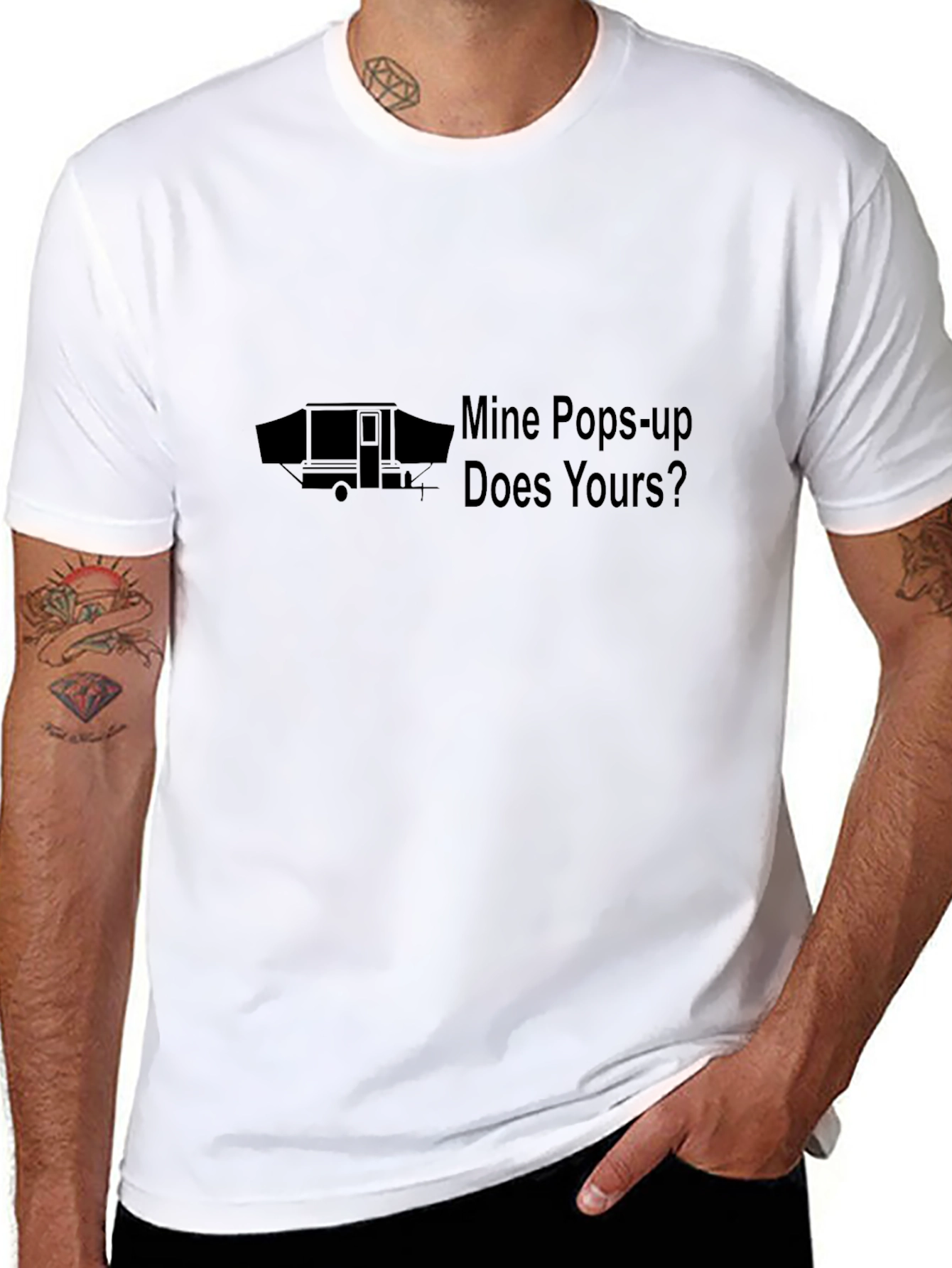Mine Pops-Up Does Yours? Camping T-Shirt