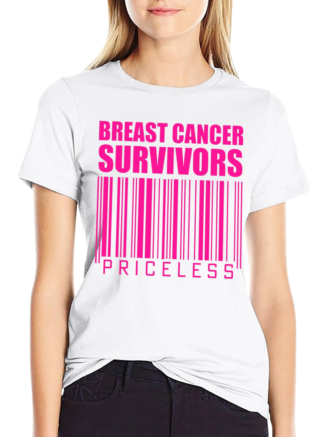 Breast Cancer Survivors Priceless Graphic T-Shirt