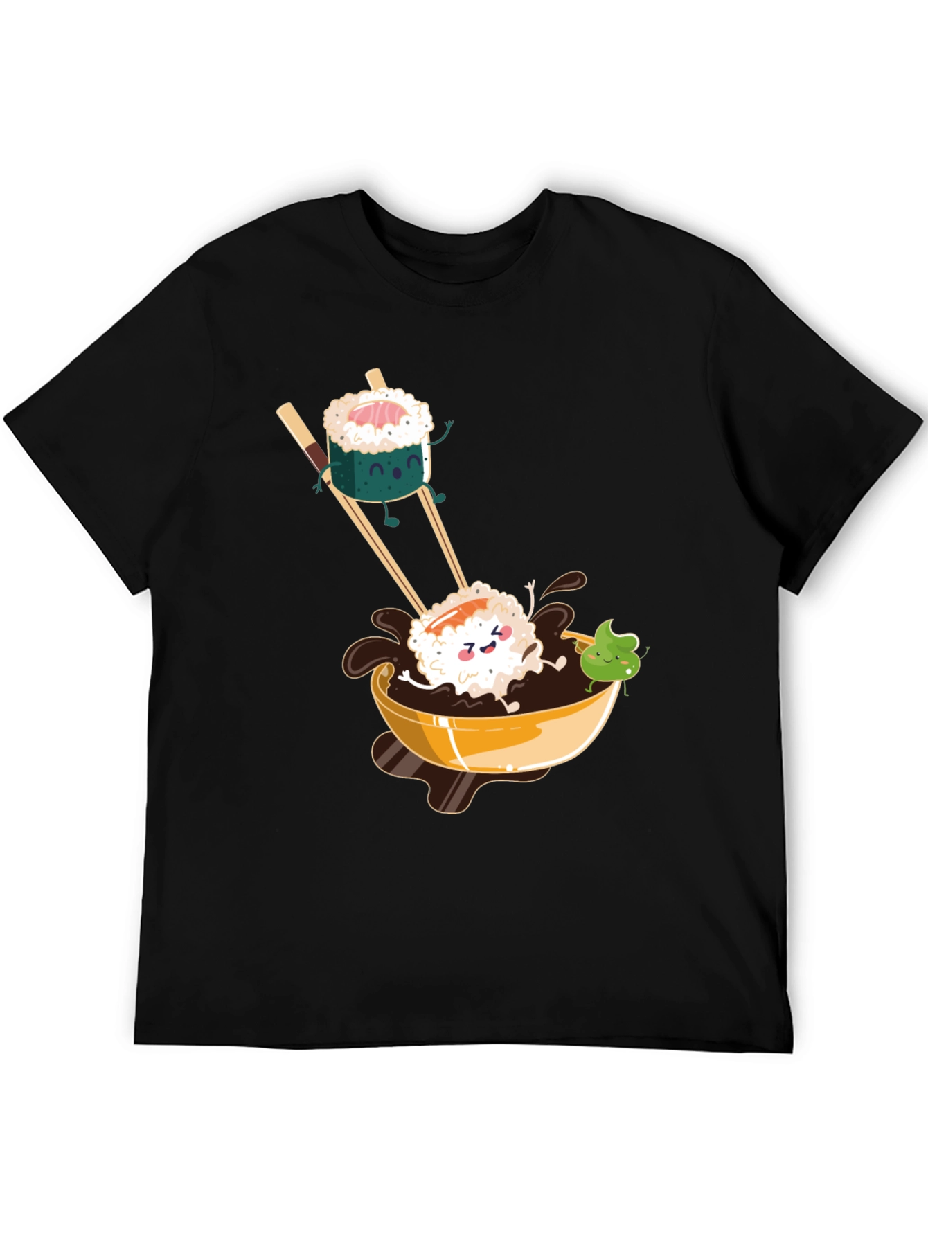 Sushi Lover T-Shirt: Cute Cartoon Design