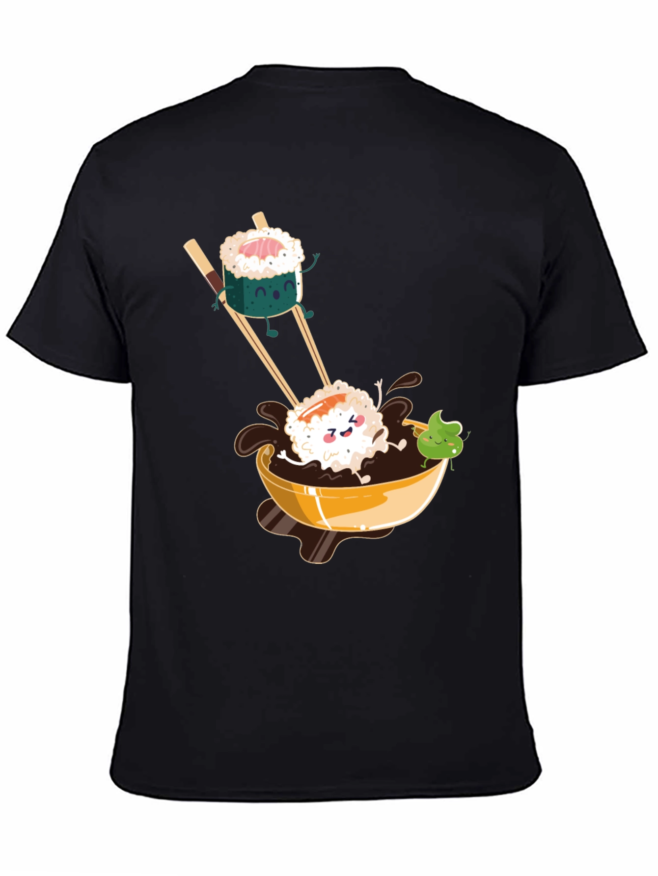 Sushi Lover T-Shirt: Cute Cartoon Design