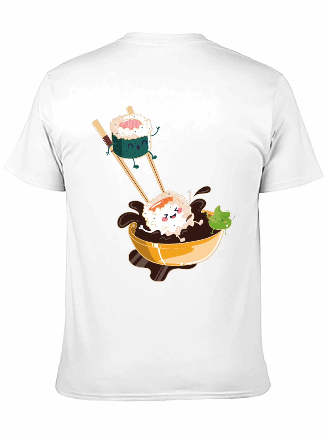Sushi Lover T-Shirt: Cute Cartoon Design