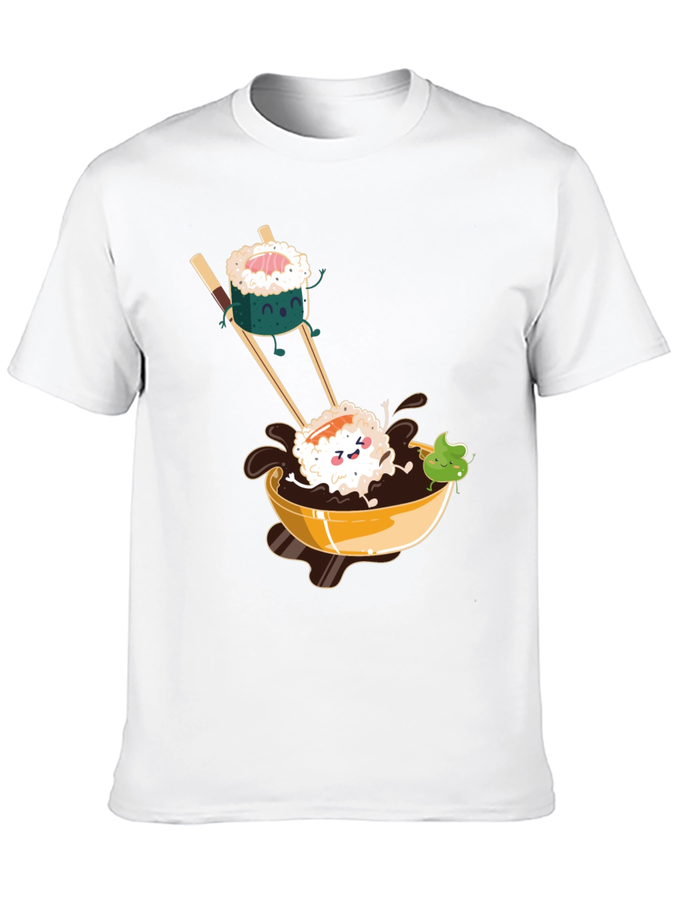 Sushi Lover T-Shirt: Cute Cartoon Design