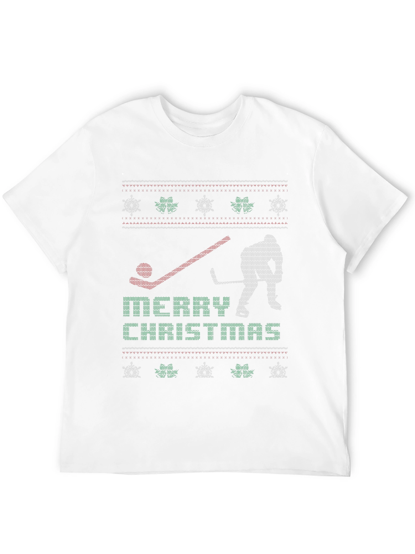 Ugly Christmas Hockey Sweater T-Shirt