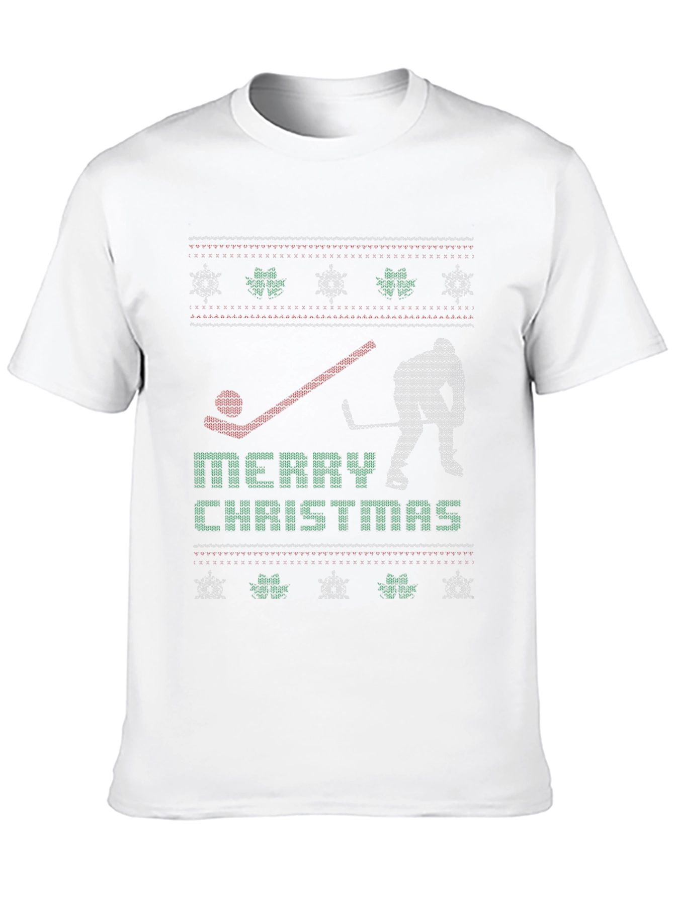 Ugly Christmas Hockey Sweater T-Shirt